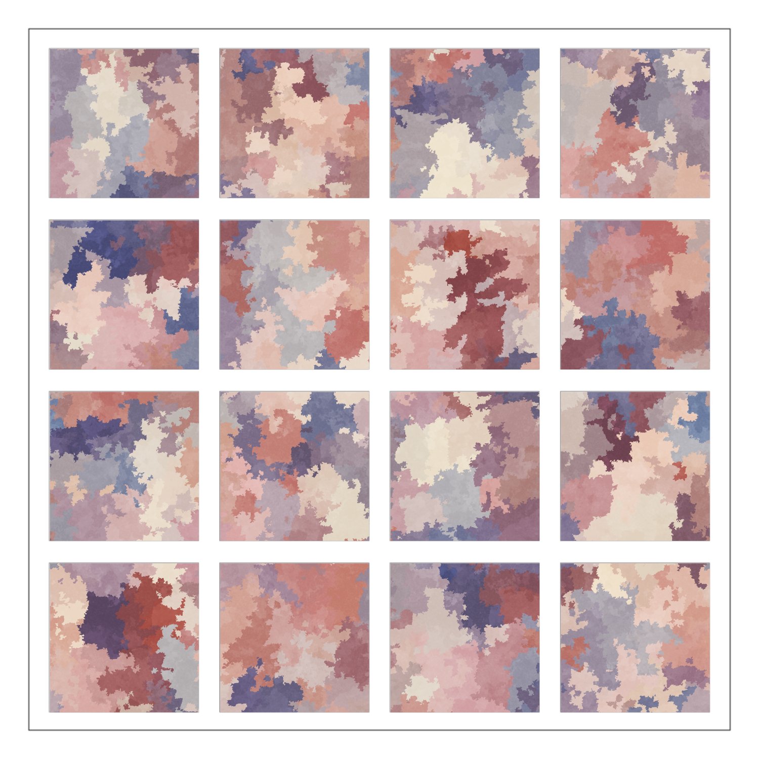 Painting 3選べるホワイトフレークシール（正方形16枚）160