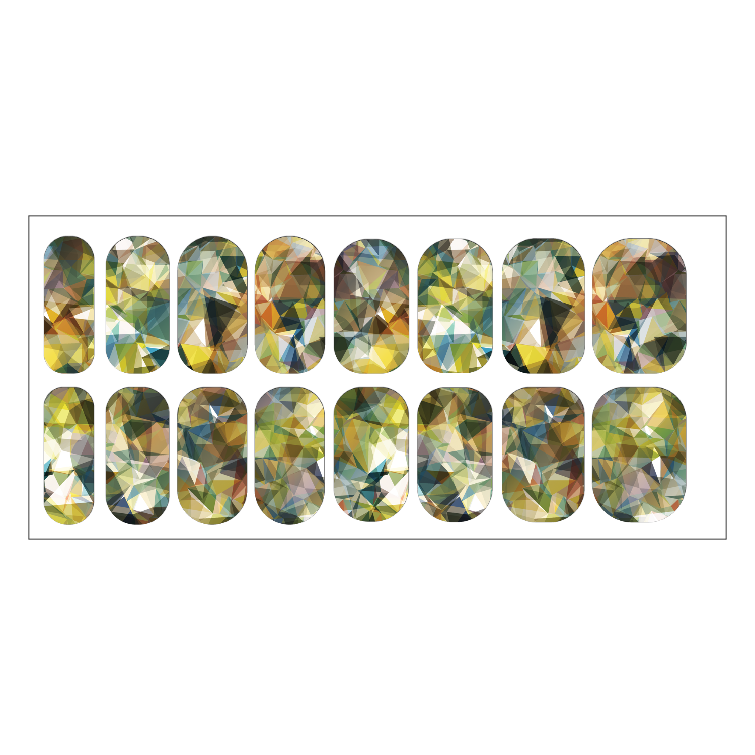 キラキラ石 1 オリジナルネイルシール