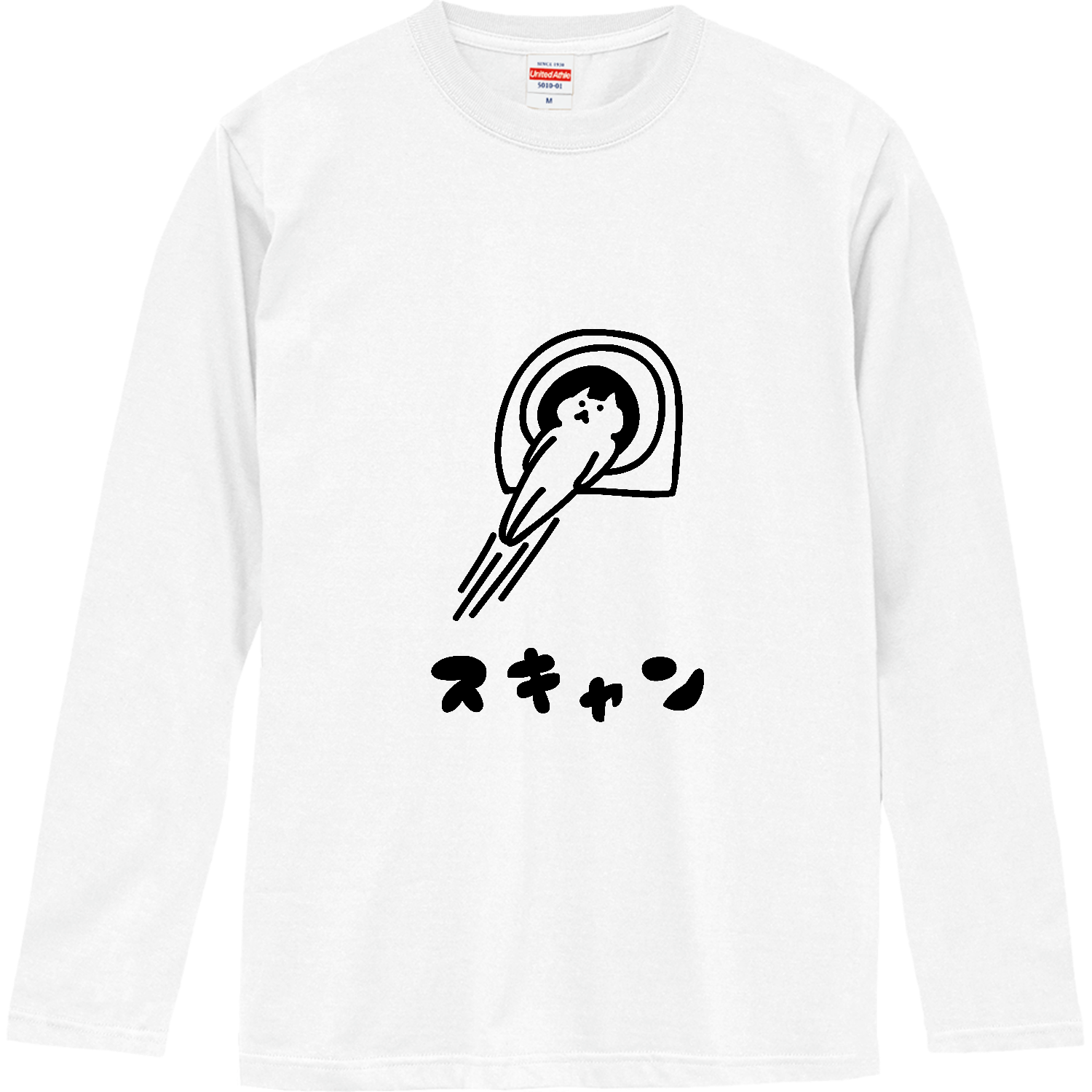 ネコスキャン ロングスリーブTシャツ