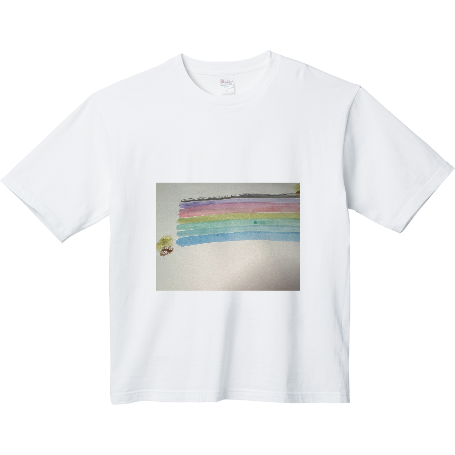 濁った虹 ヘビーウェイト ビッグシルエットTシャツ