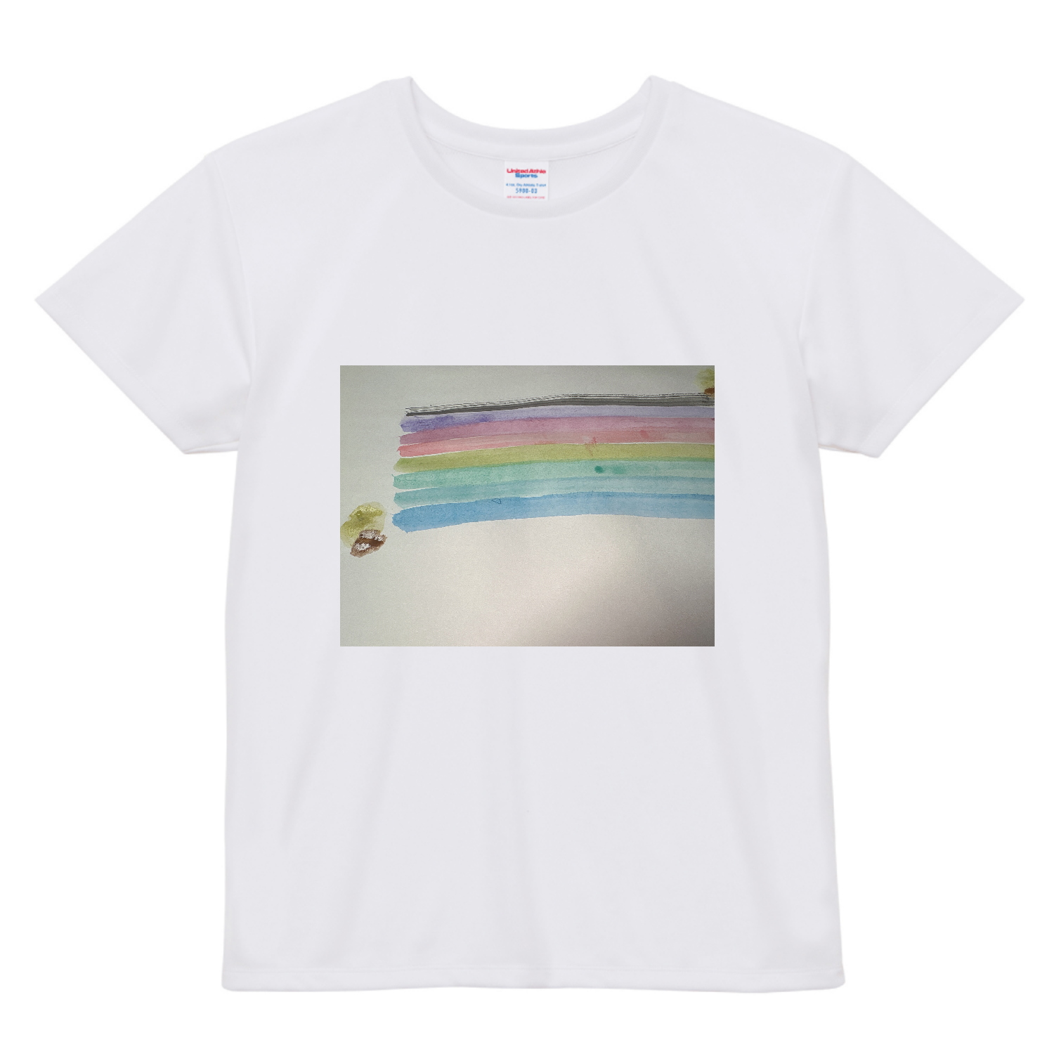濁った虹 ドライアスレチック Ｔシャツ〈ウィメンズ〉
