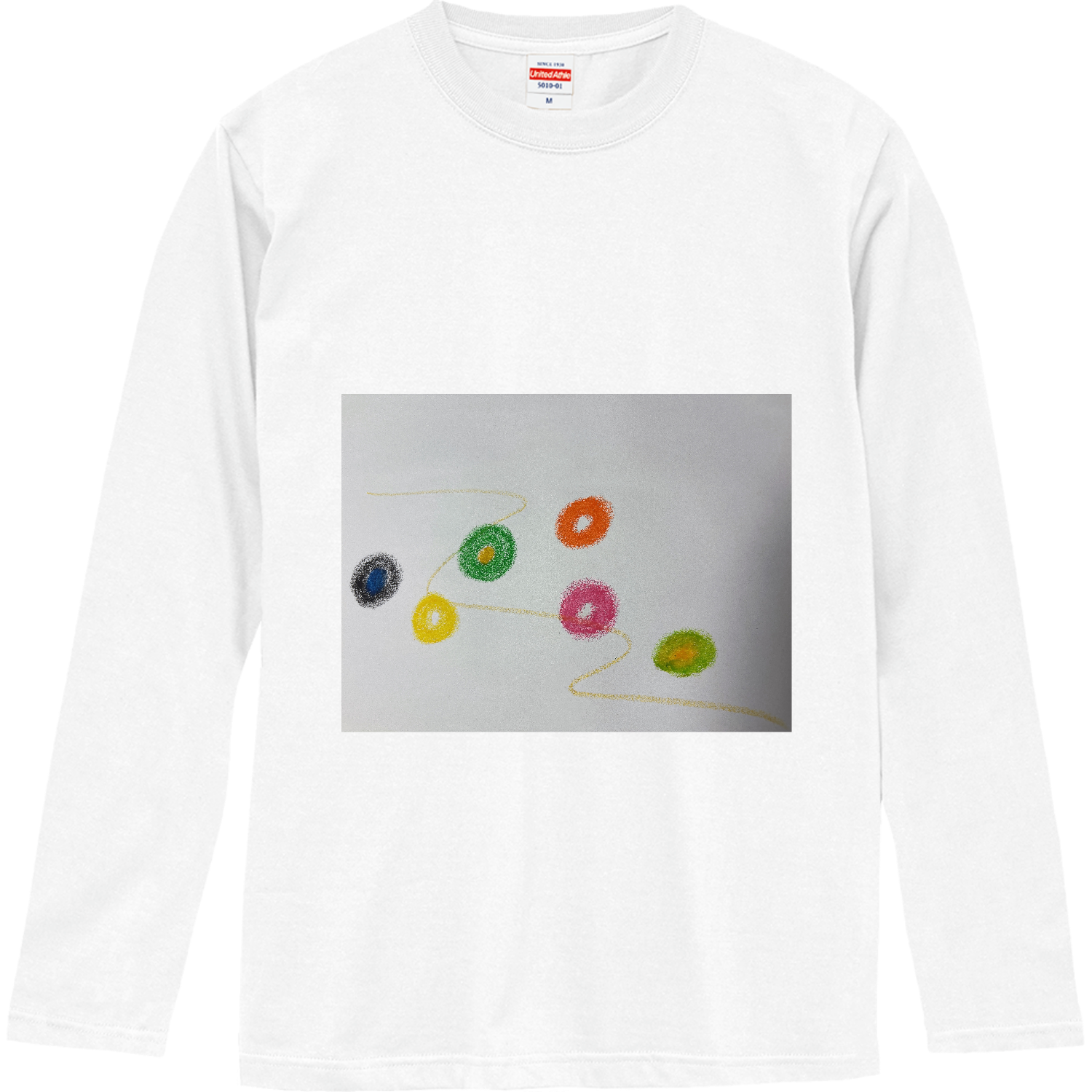 歪な ロングスリーブTシャツ