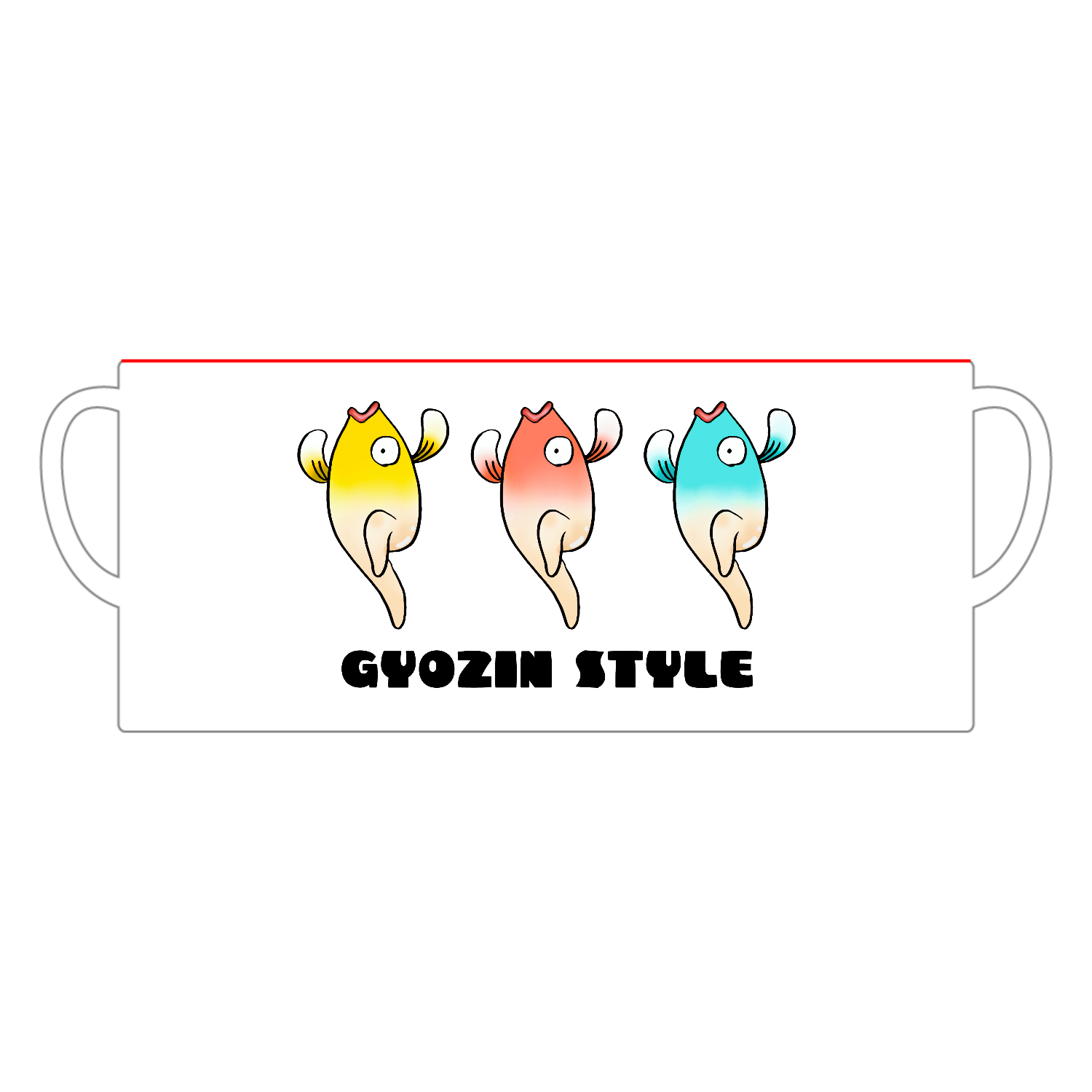 GYOZIN STYLE 陶器マグストレート バイカラー