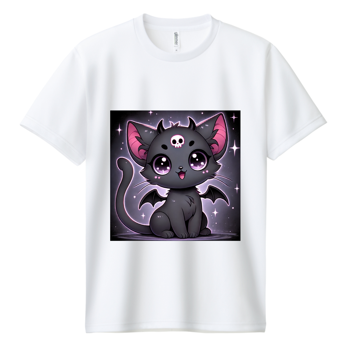 小悪魔黒猫のオリジナルグッズ全面印刷マグカップの商品購入