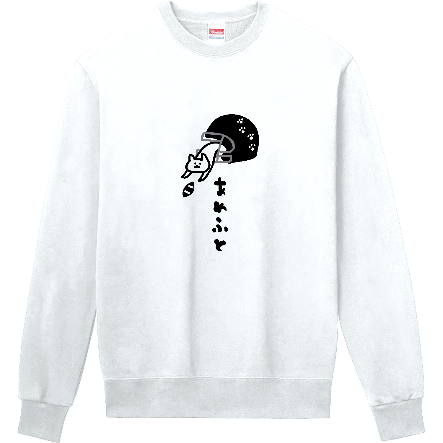 アメリカンフットボール　ネコ&ヘルメット 定番スウェット