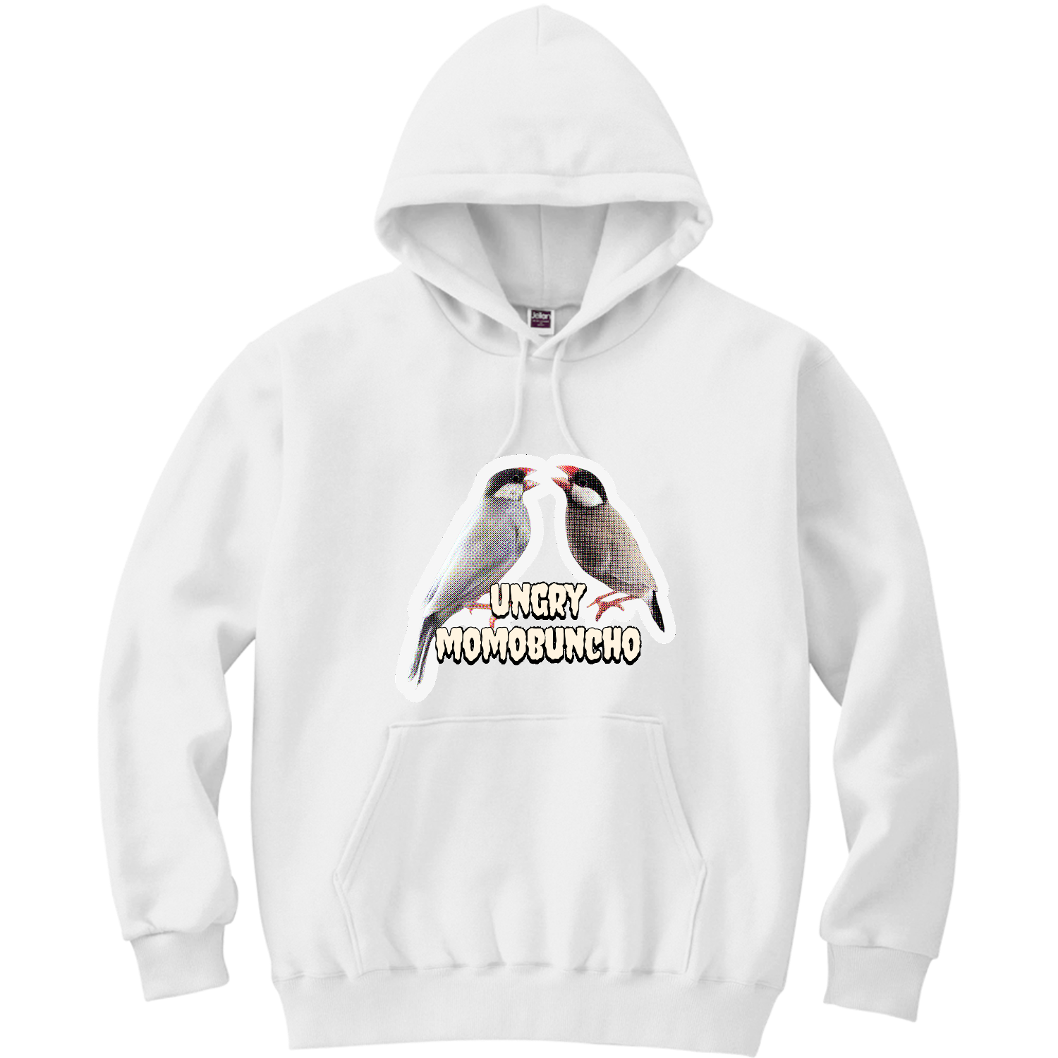 モモブン 軽量プルパーカー (長袖プリント)