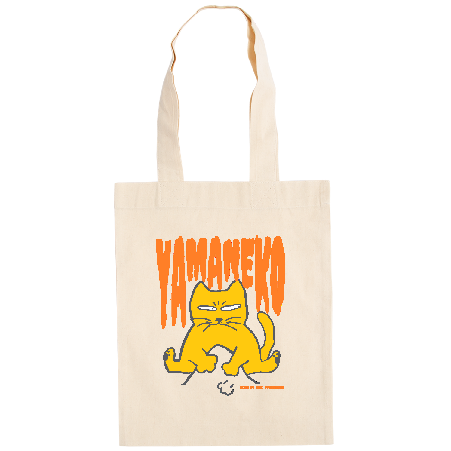 らくがき・やまねこ・おれんじ：ねこのひげあつめ。  ドイツテューテ【白プリントあり】