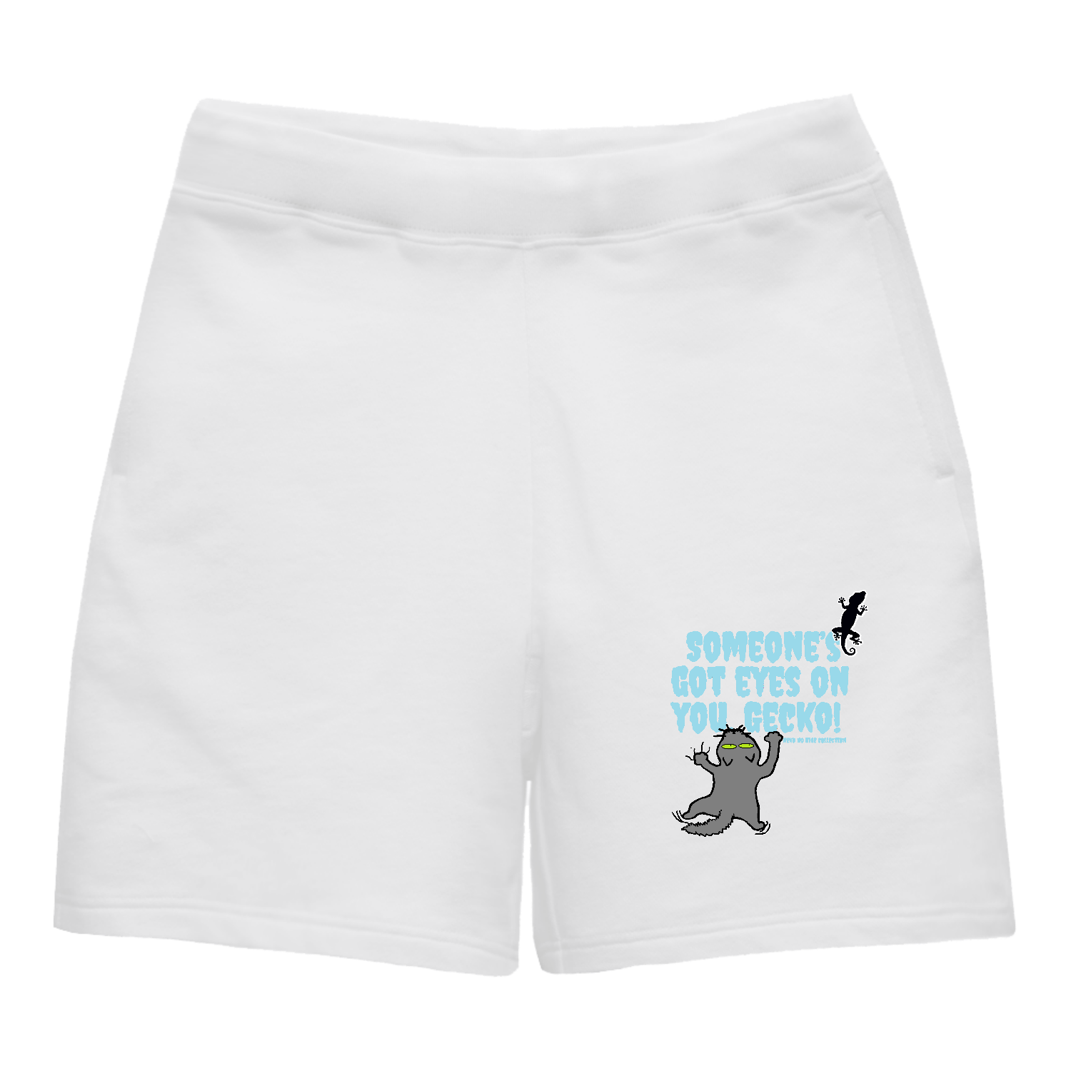 ネラワレタゲッコー：Ｂ：ねこのひげあつめ。 ライトスウェットハーフパンツ