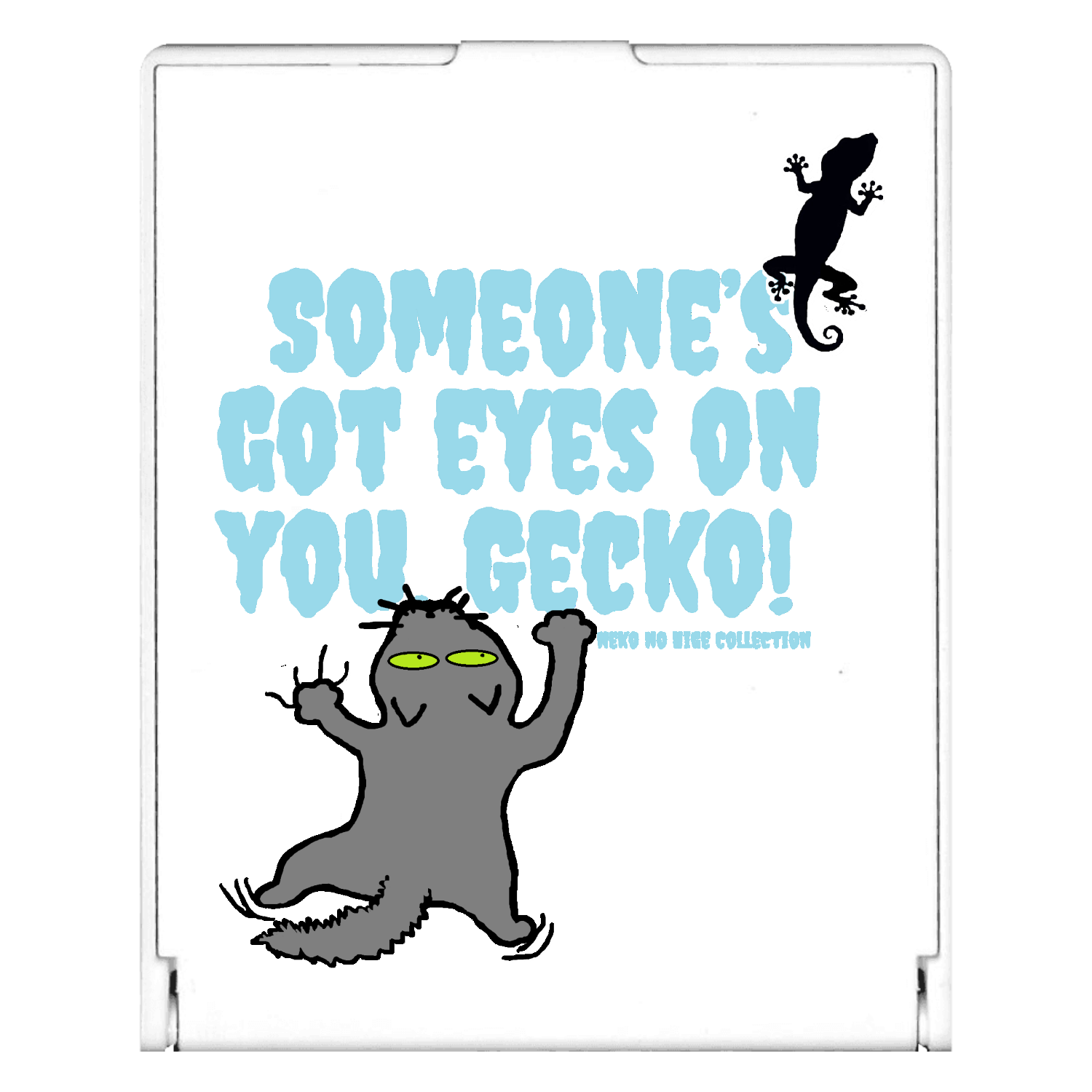 ネラワレタゲッコー：Ｂ：ねこのひげあつめ。 スクエアミラー