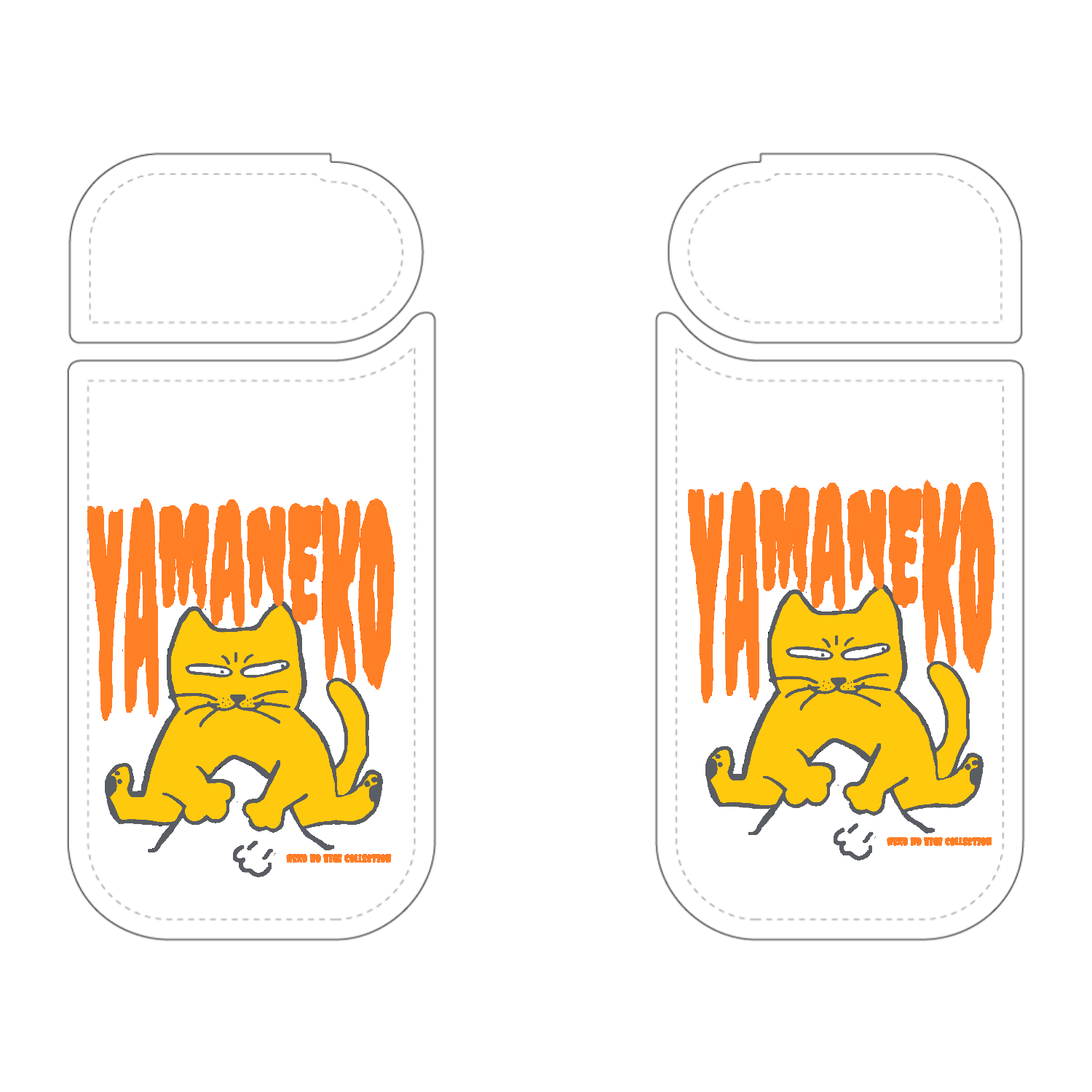 らくがき・やまねこ・おれんじ：ねこのひげあつめ。  IQOSケース