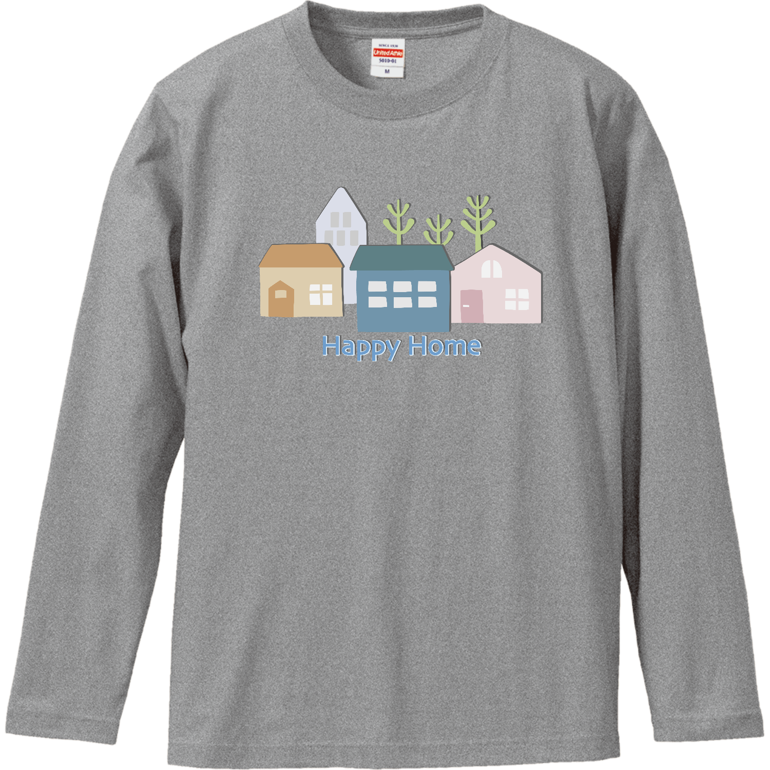 Happy Home ロングスリーブTシャツ