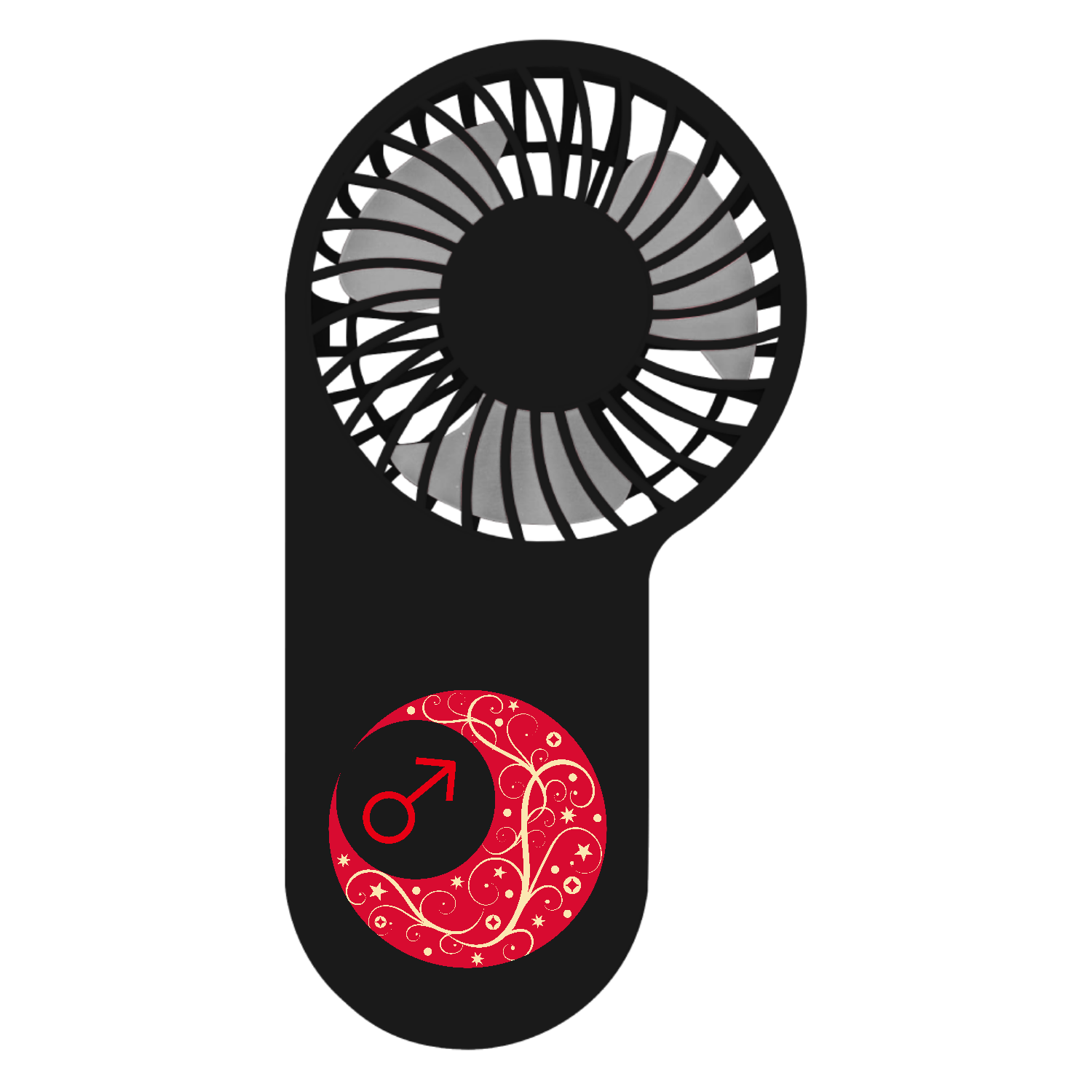 オリエンタルな月と。ー火星編／ハンディファン コンパクトハンディUSBファン