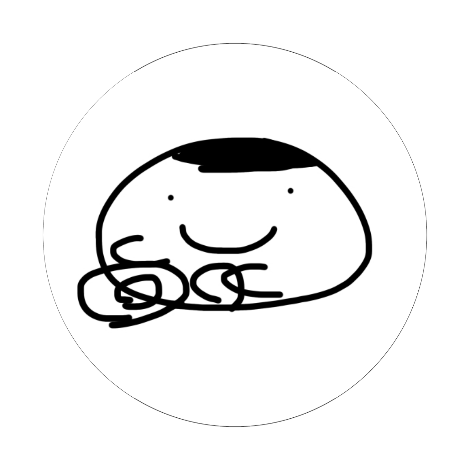 お皿洗い職人 クリアバッジ