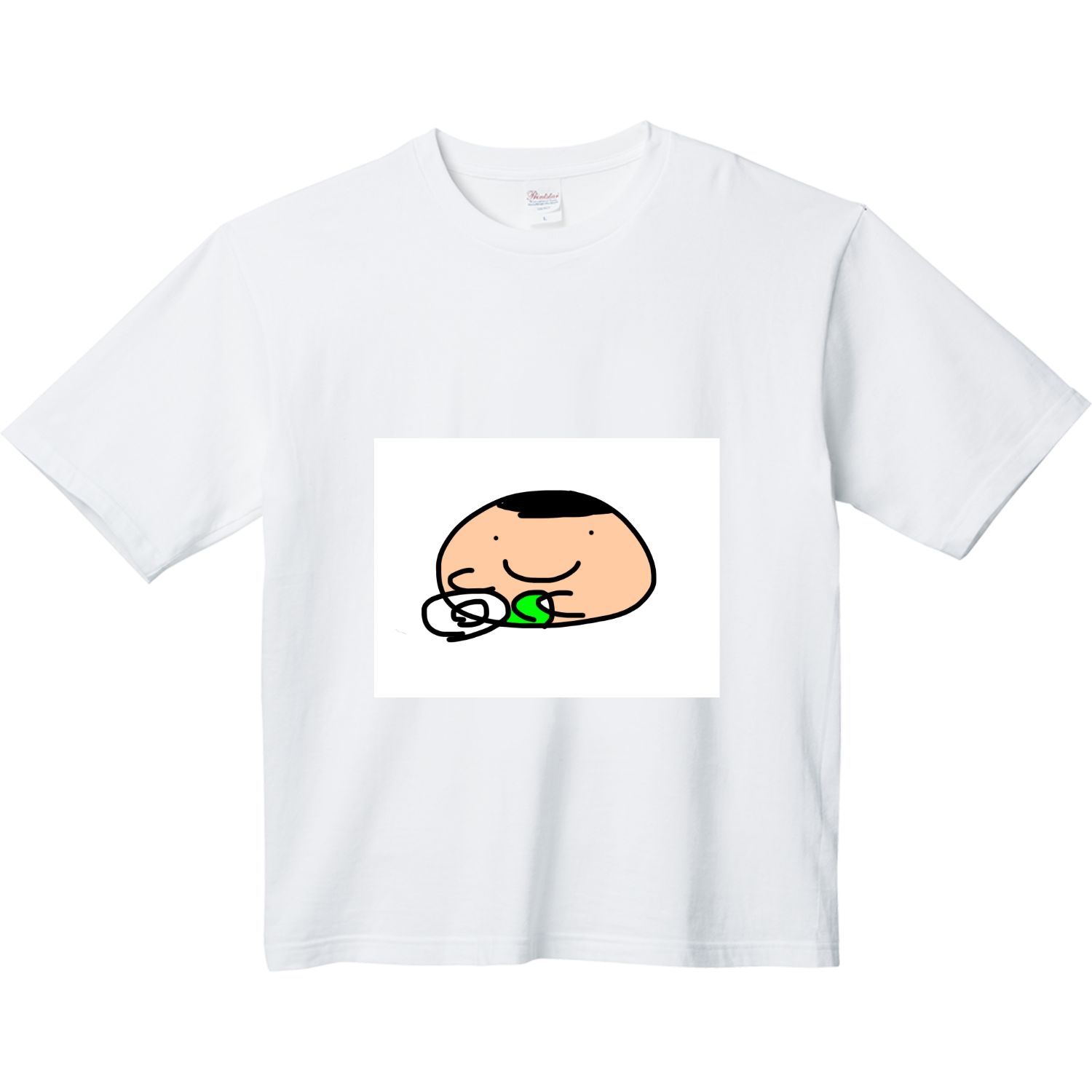 お皿洗い職人（色ありバージョン） ヘビーウェイト ビッグシルエットTシャツ