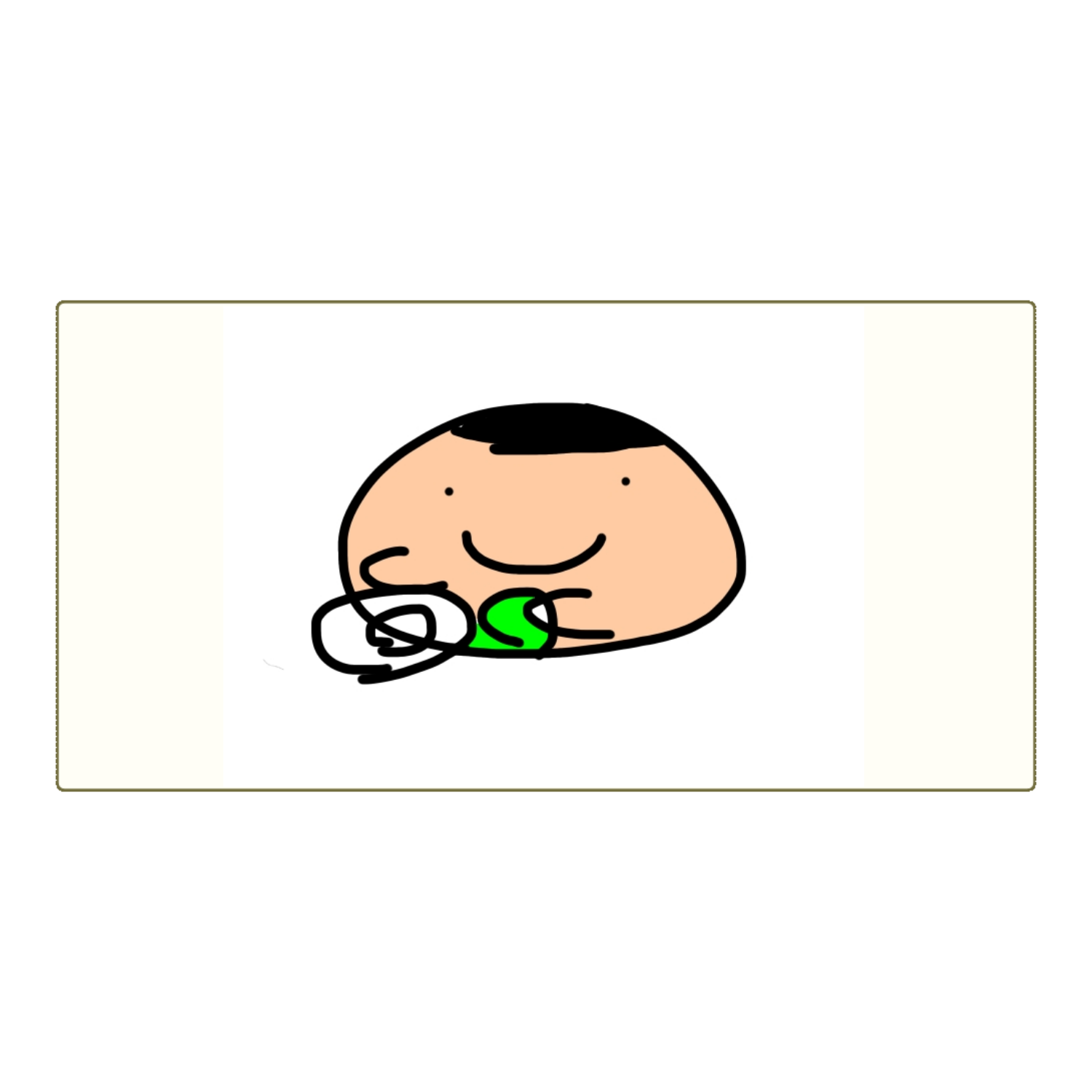 お皿洗い職人（色ありバージョン） 全面バスタオル