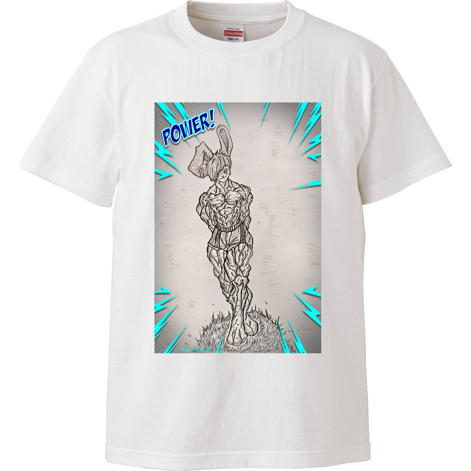 ガチムキウサぴょん ハイクオリティーTシャツ