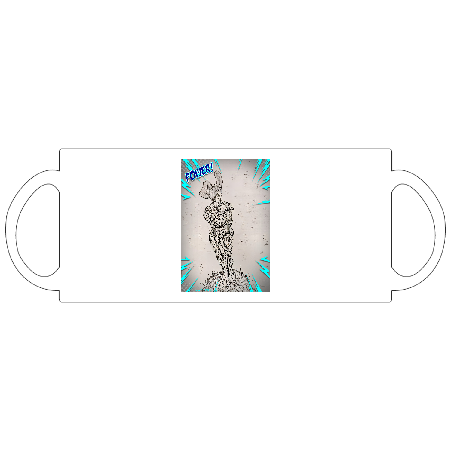 ガチムキウサぴょん 定番マグカップ