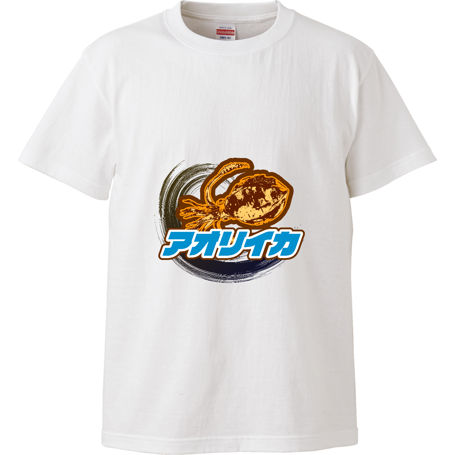 アオリイカのマーク ハイクオリティーTシャツ