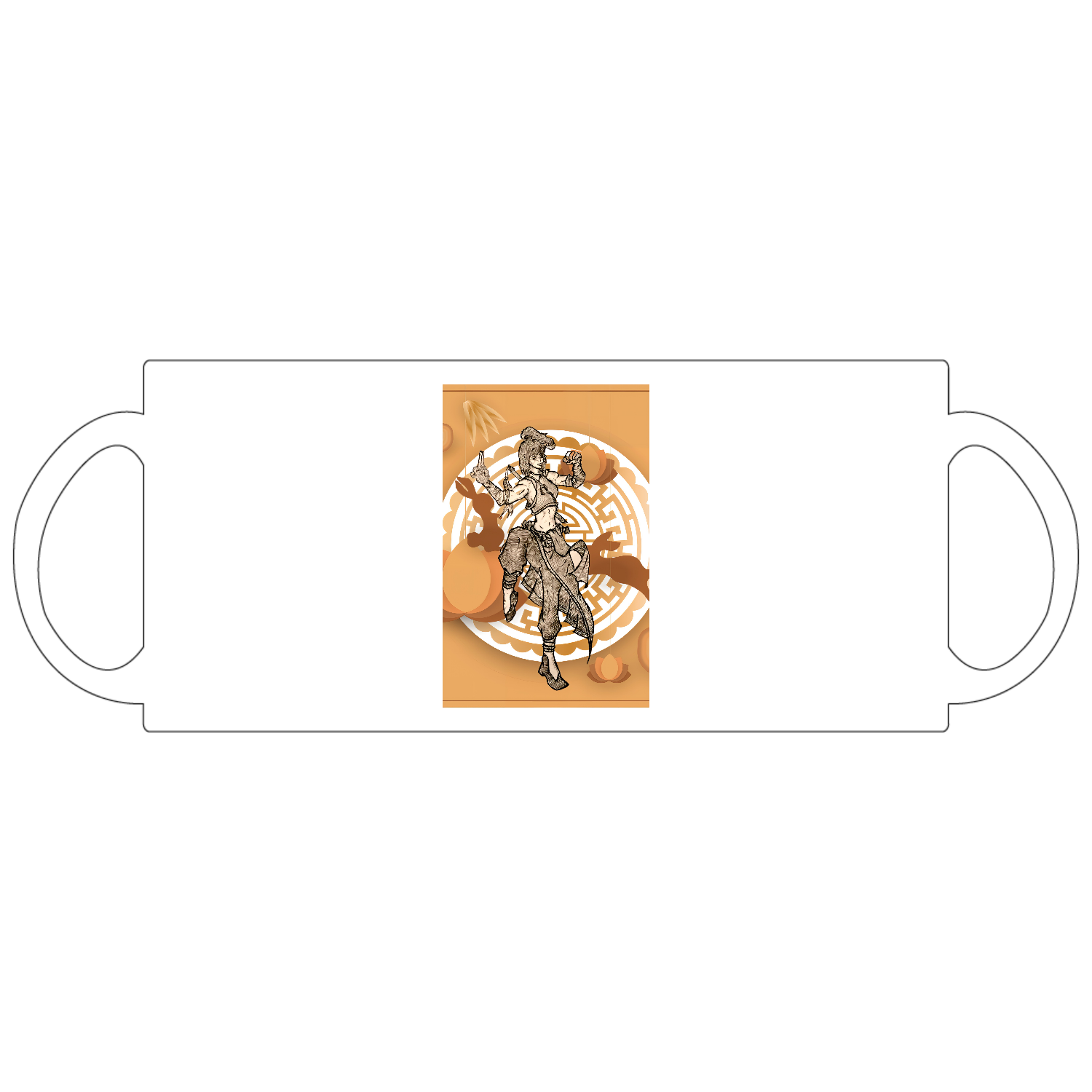 カンフー少女 定番マグカップ