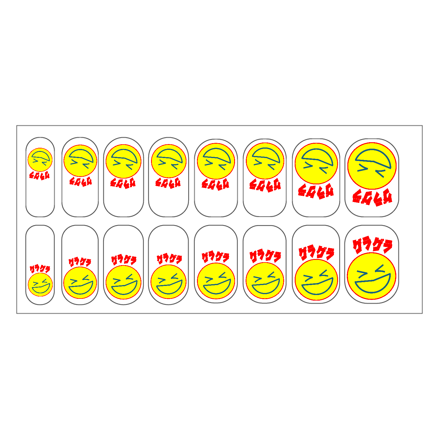 「タナゲラくん」ネイルシール オリジナルネイルシール