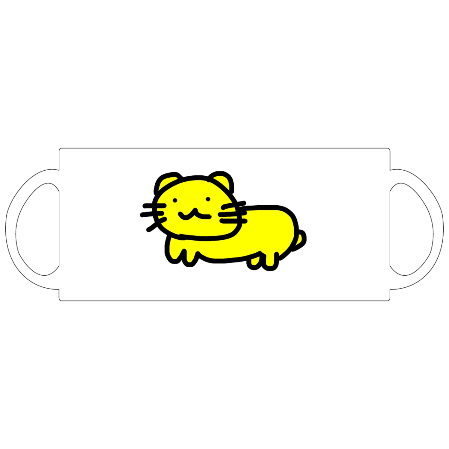 お皿洗い職人のペット 定番マグカップ