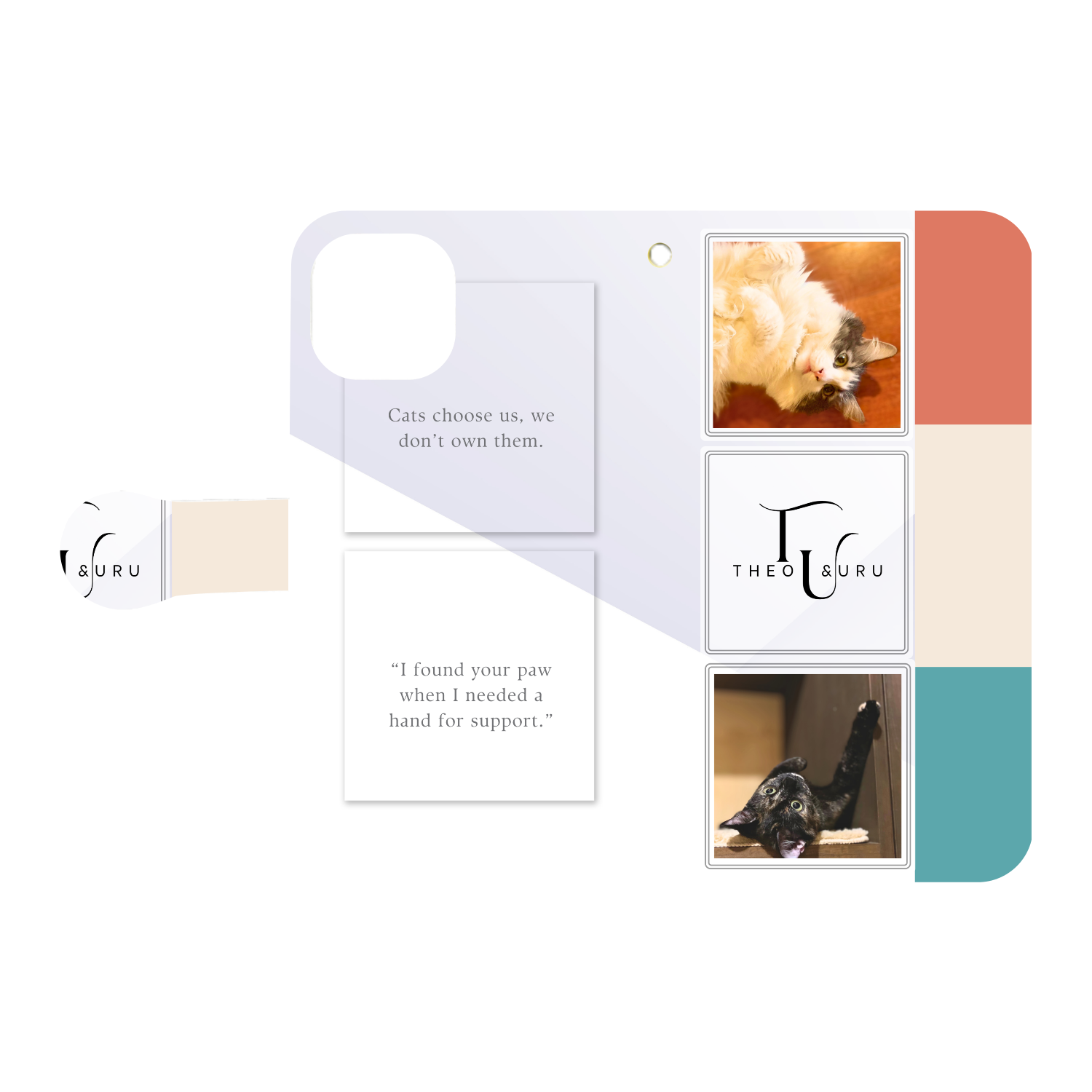 機種、写真、文字の差し替え対応手帳型スマホケース iPhone12/12pro 手帳型スマホケース