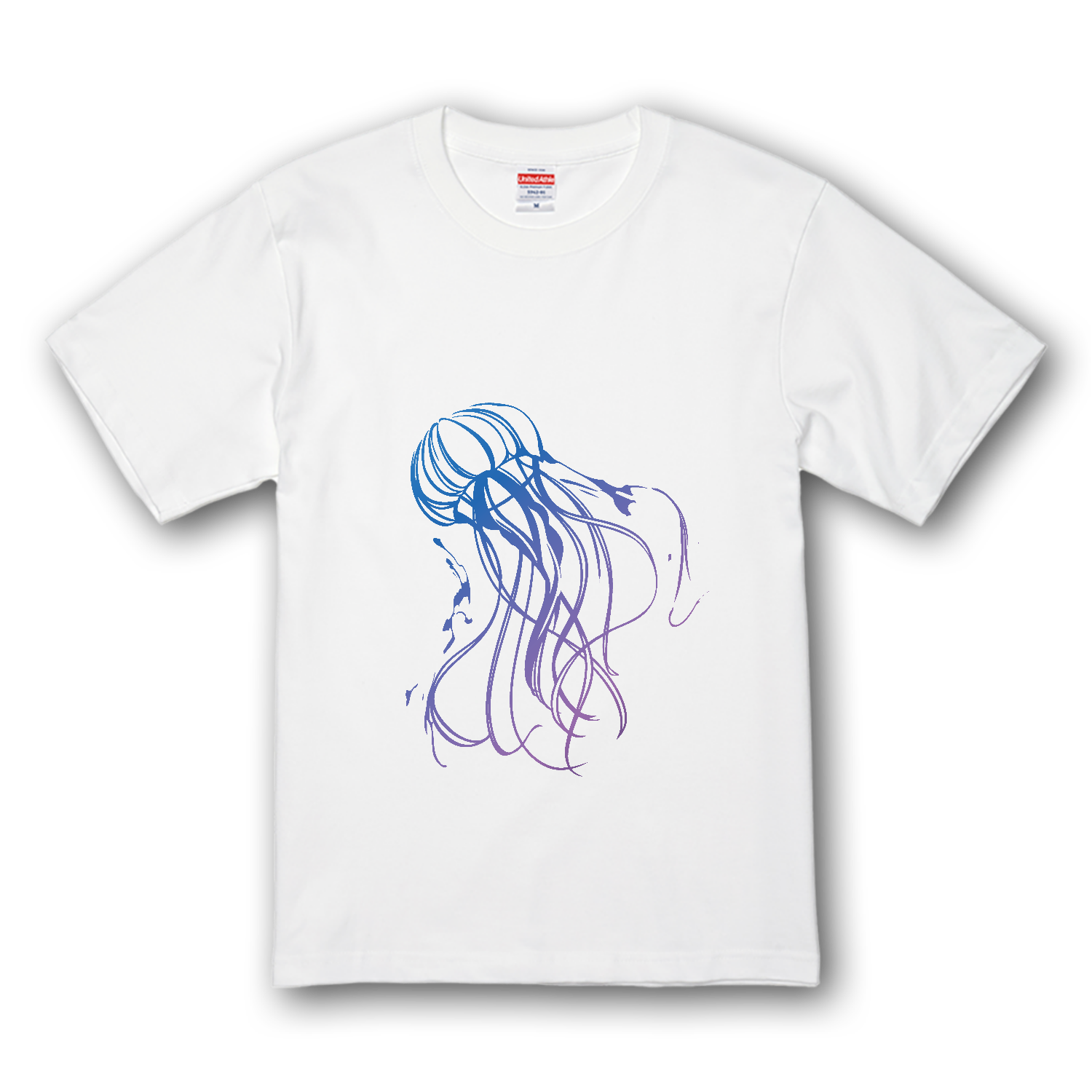 クラゲのアートロゴ プレミアムTシャツ