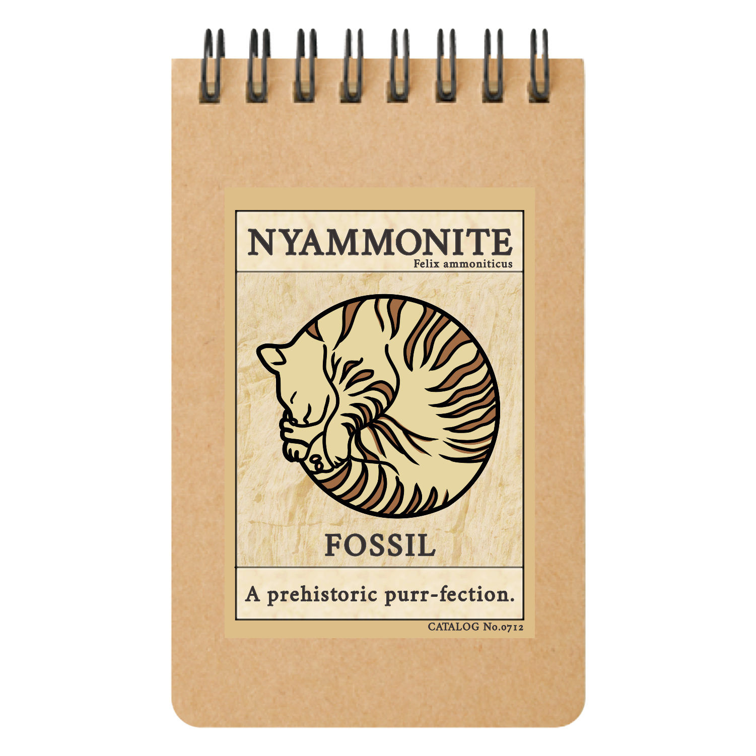 NYAMMONITE リサイクルＡ７リングメモ　ナチュラル