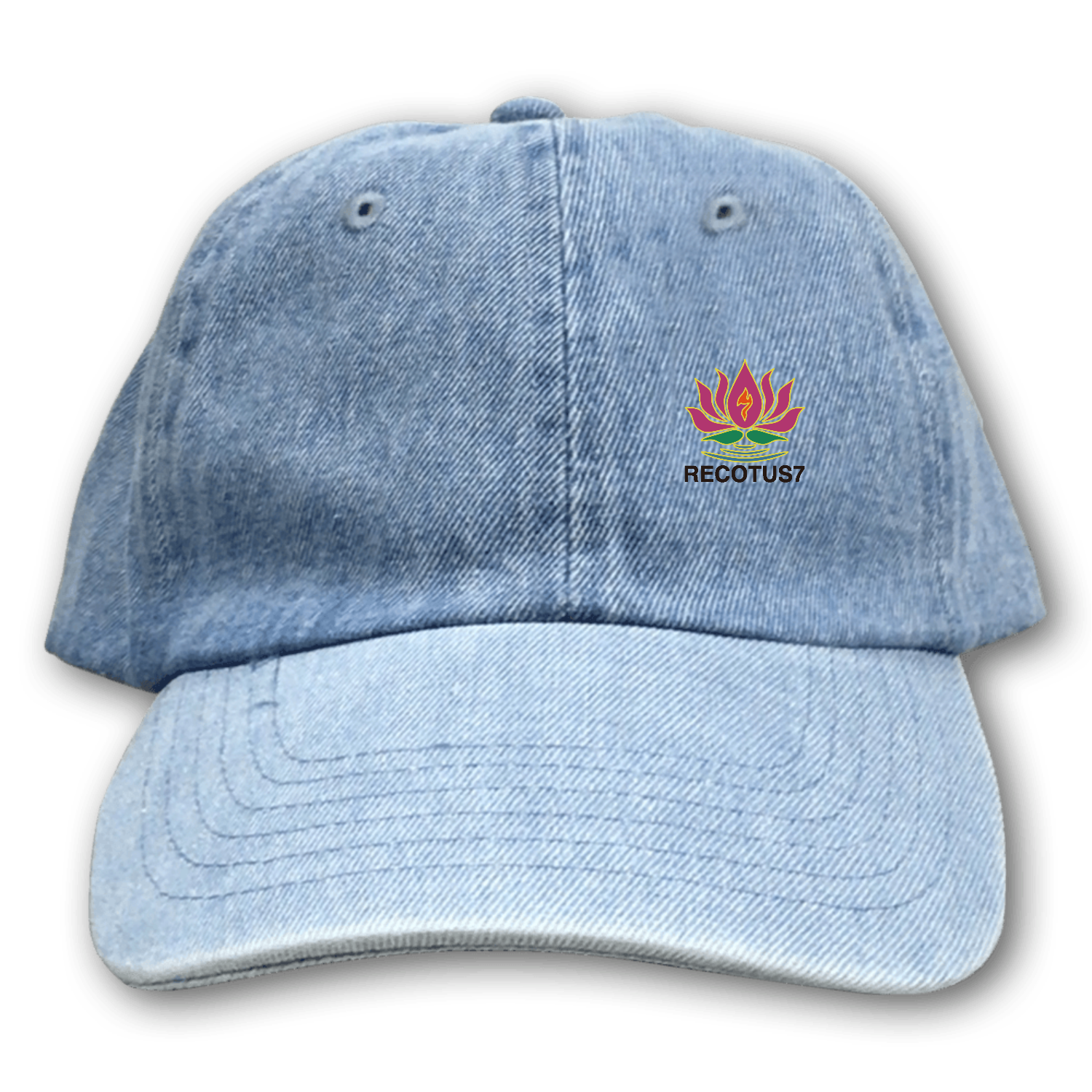 RECOTUS7 ベースボールローキャップ-デニム-