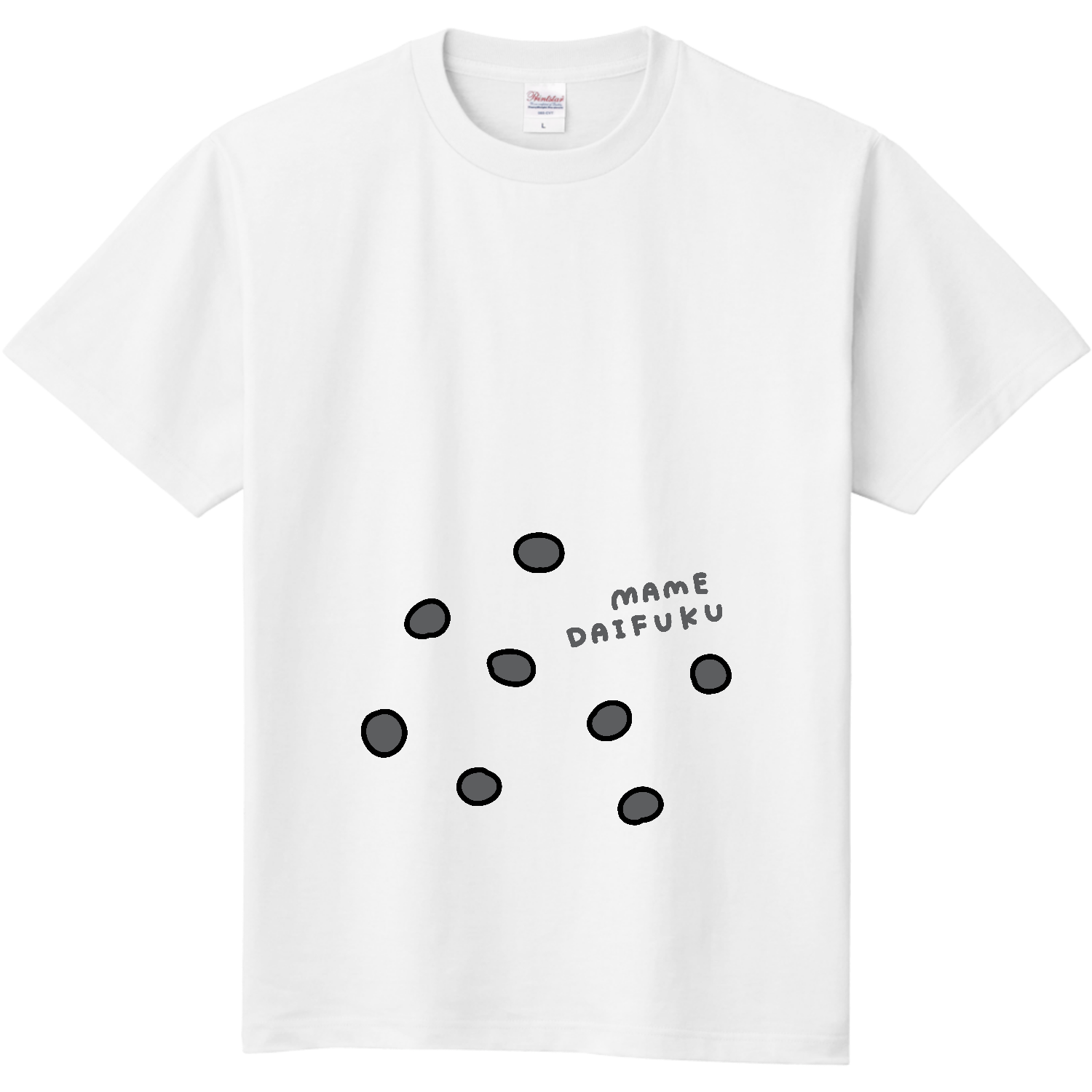 豆大福なお腹 定番Ｔシャツ
