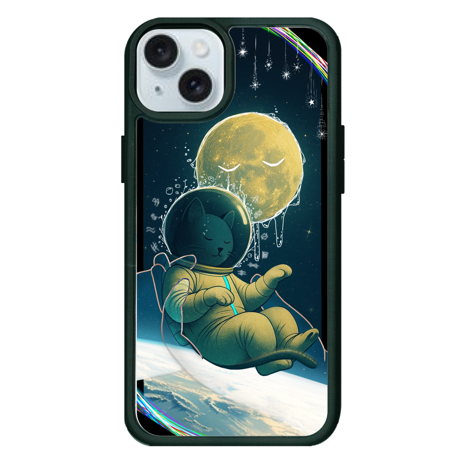 安らぎ･夢･祝福 iPhone15plus プリントパネルラバーケース