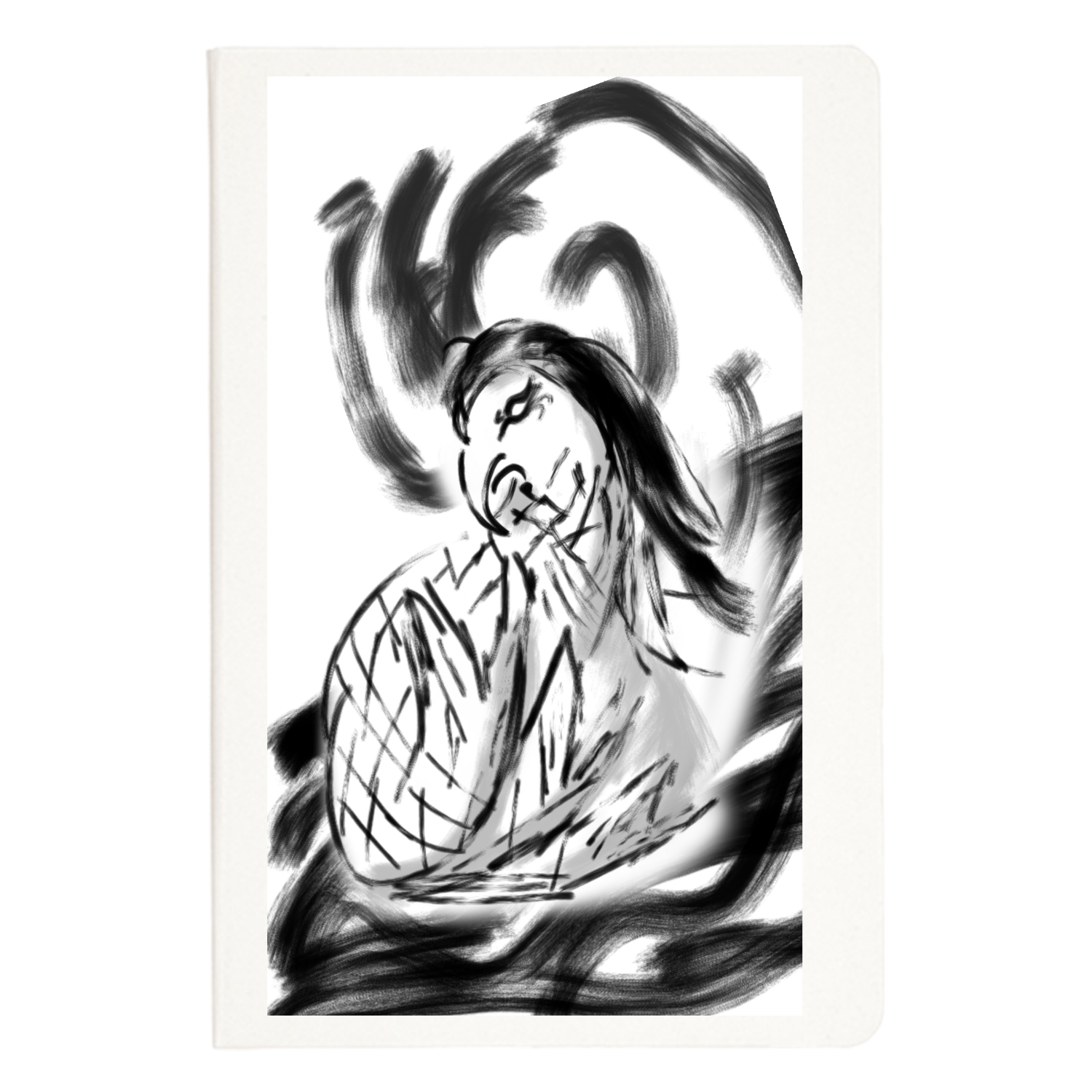 無病息災祈願　アマビエ ハードカバーA5ノート