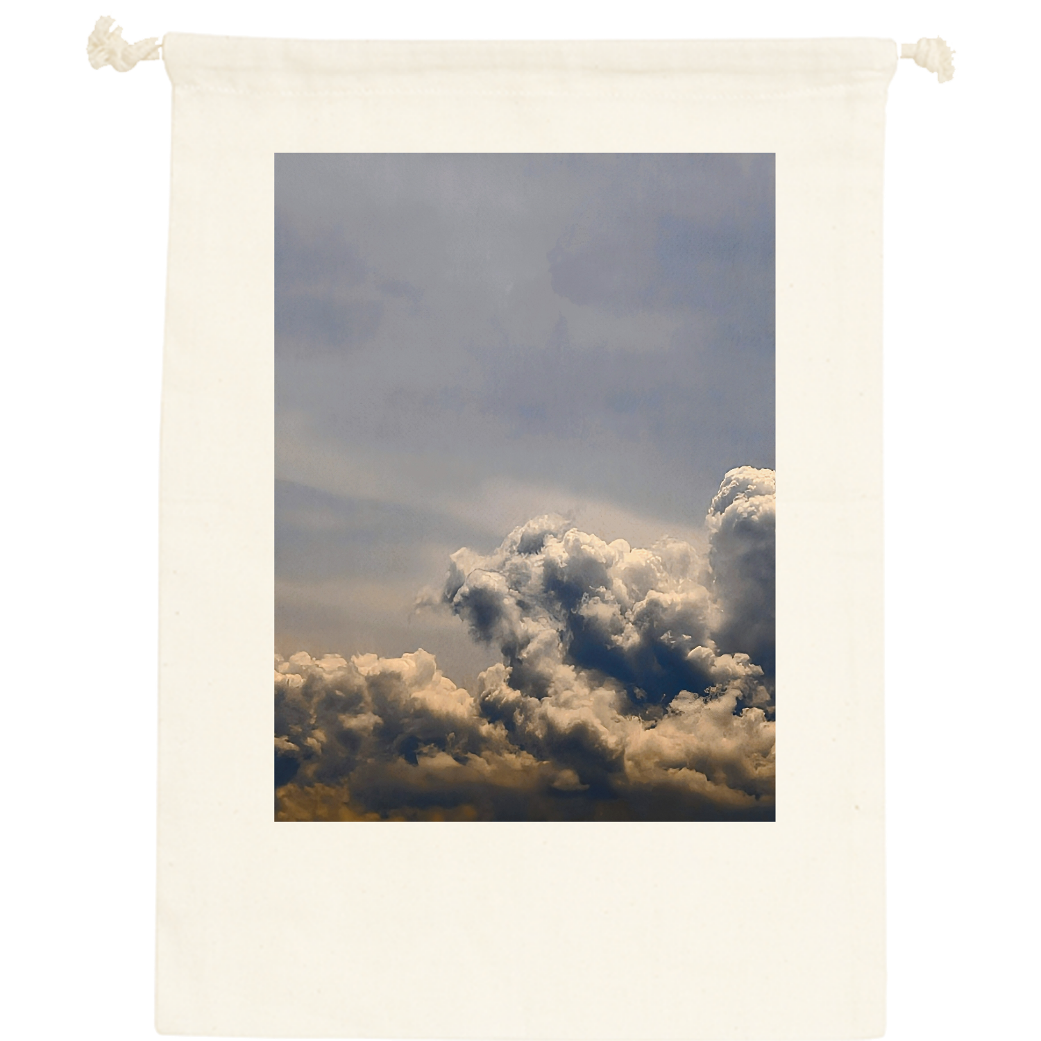 空 コットン巾着（L）