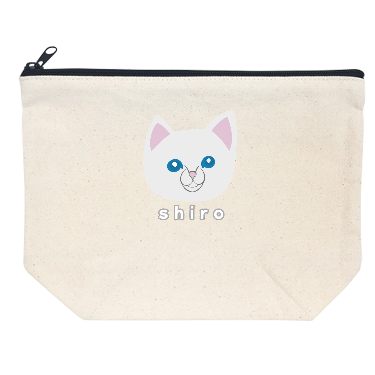 しろねこちゃん キャンバスデイリーポーチ（M)