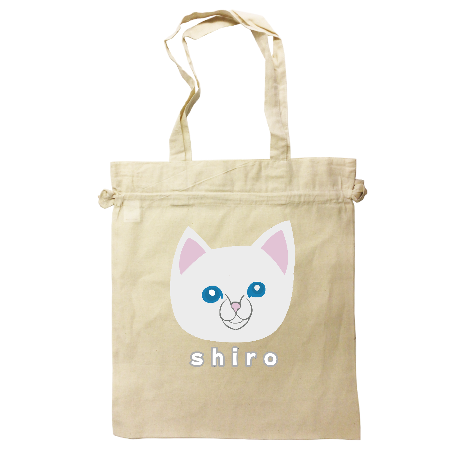 手刺繍のネコちゃん巾着トートバッグ☆ 楽天市場】猫 フェイス刺繍トートショルダー ヴィンテージ