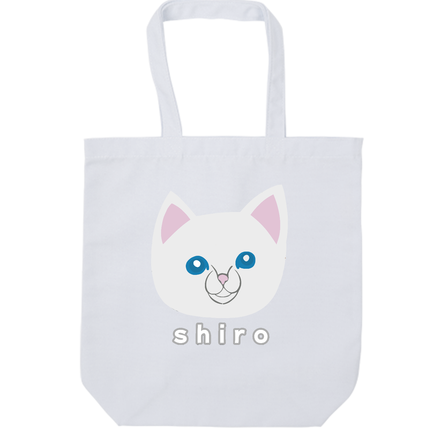 しろねこちゃん ポリキャンバストート(M)