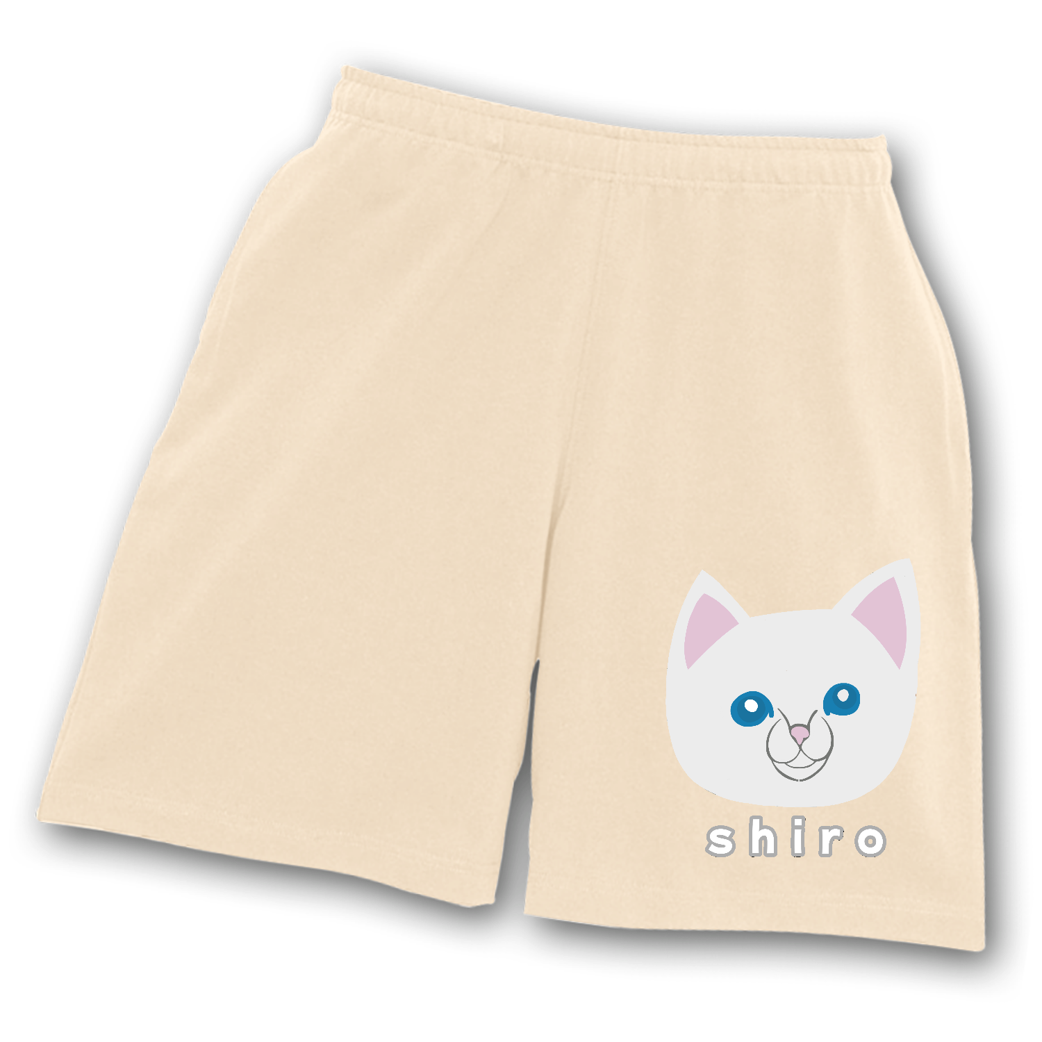 しろねこちゃん 9.1オンス マグナムウェイト イージー ショーツ