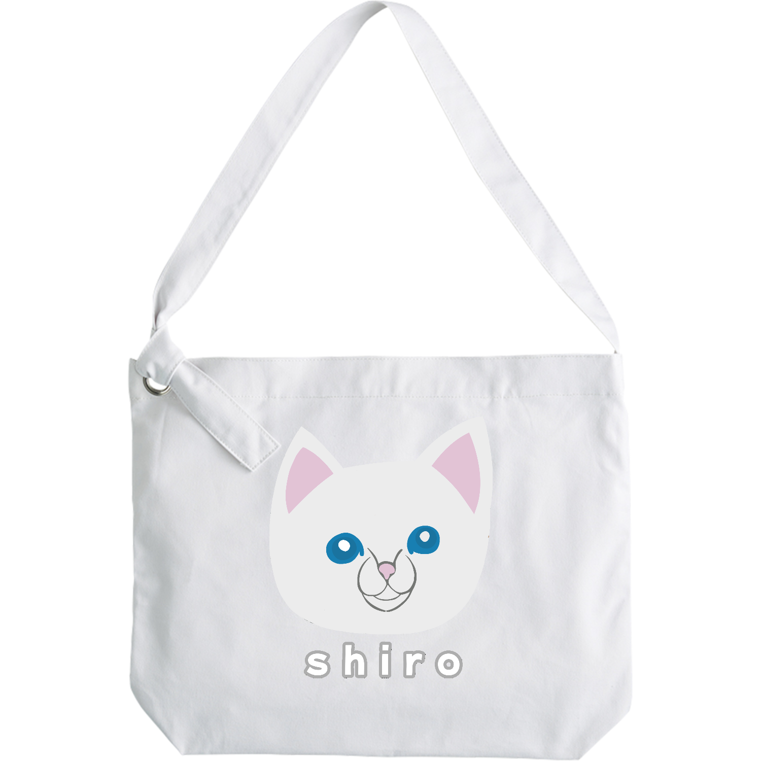 しろねこちゃん クラフトリングショルダーバッグ