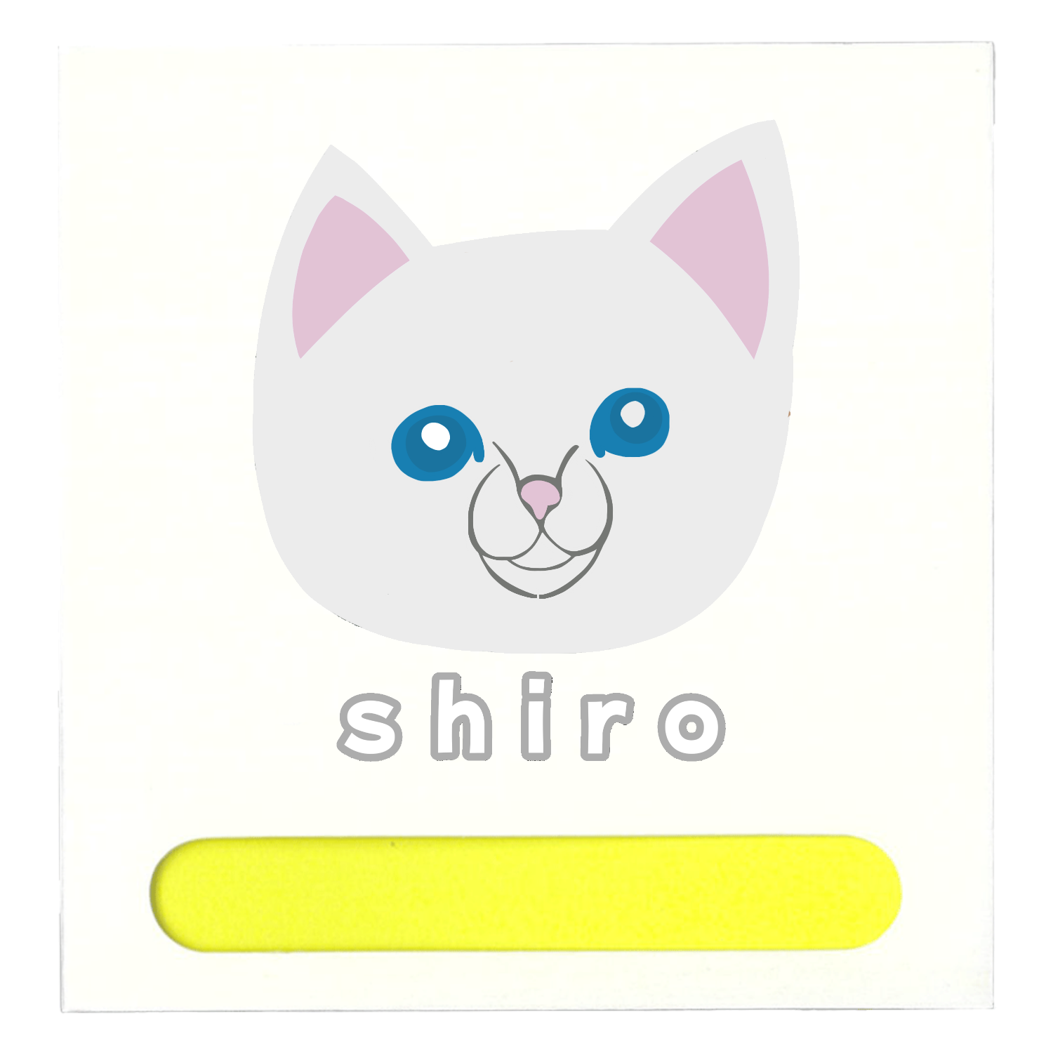 しろねこちゃん ポケット付箋セット(M)