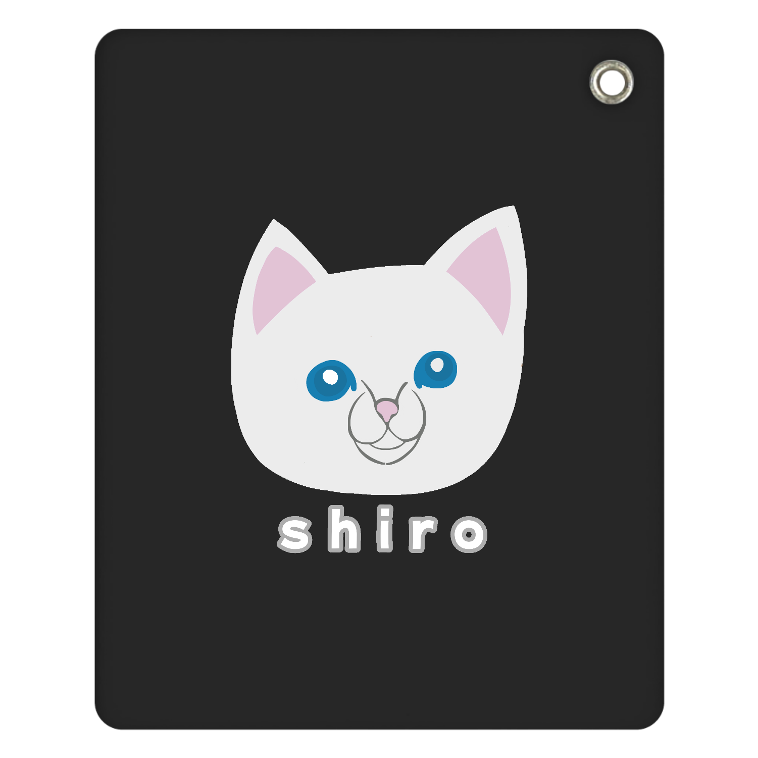 しろねこちゃん スライドアクリルミラー スクエア