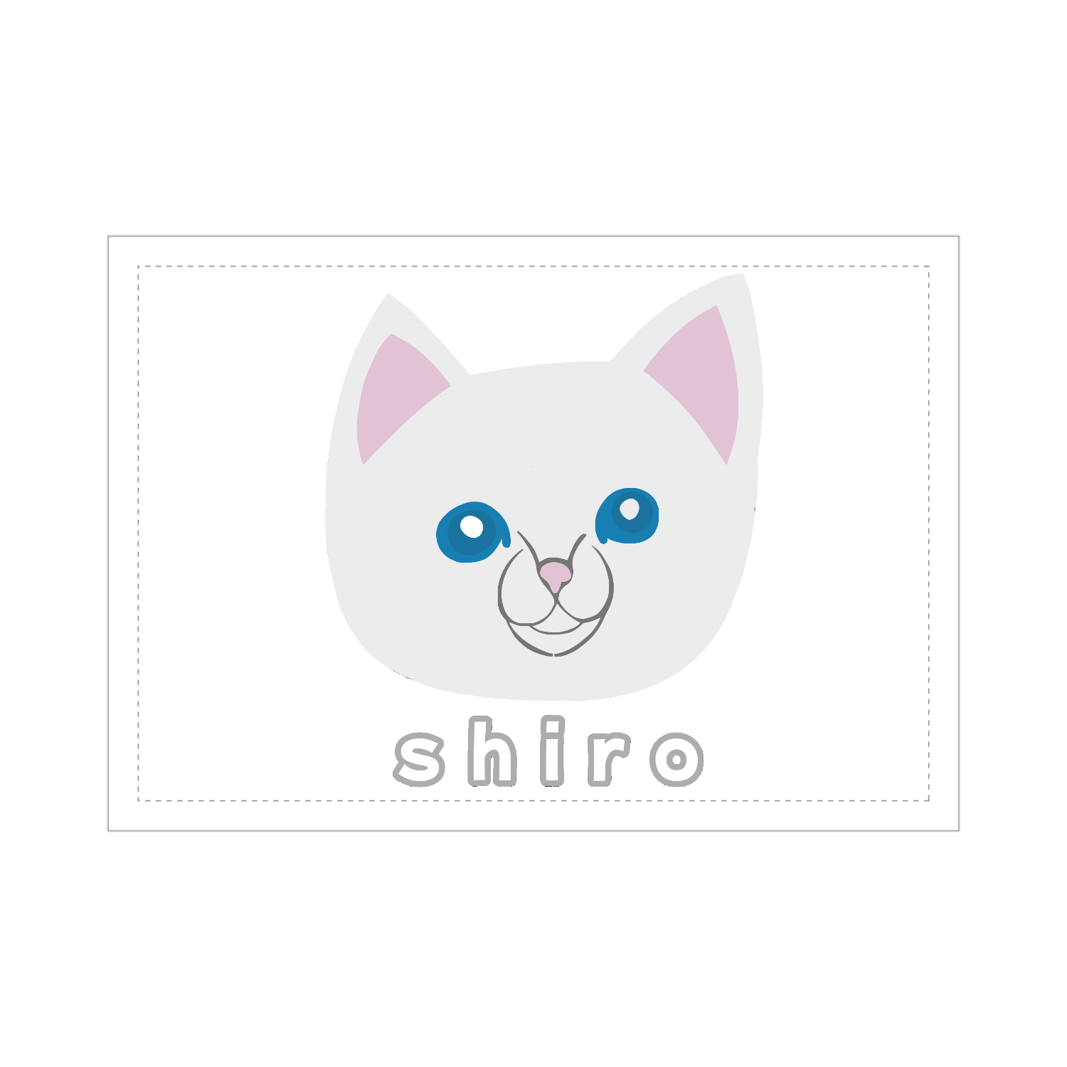 しろねこちゃん ブランケット - 700 x 1000 (mm) - ポリエステル