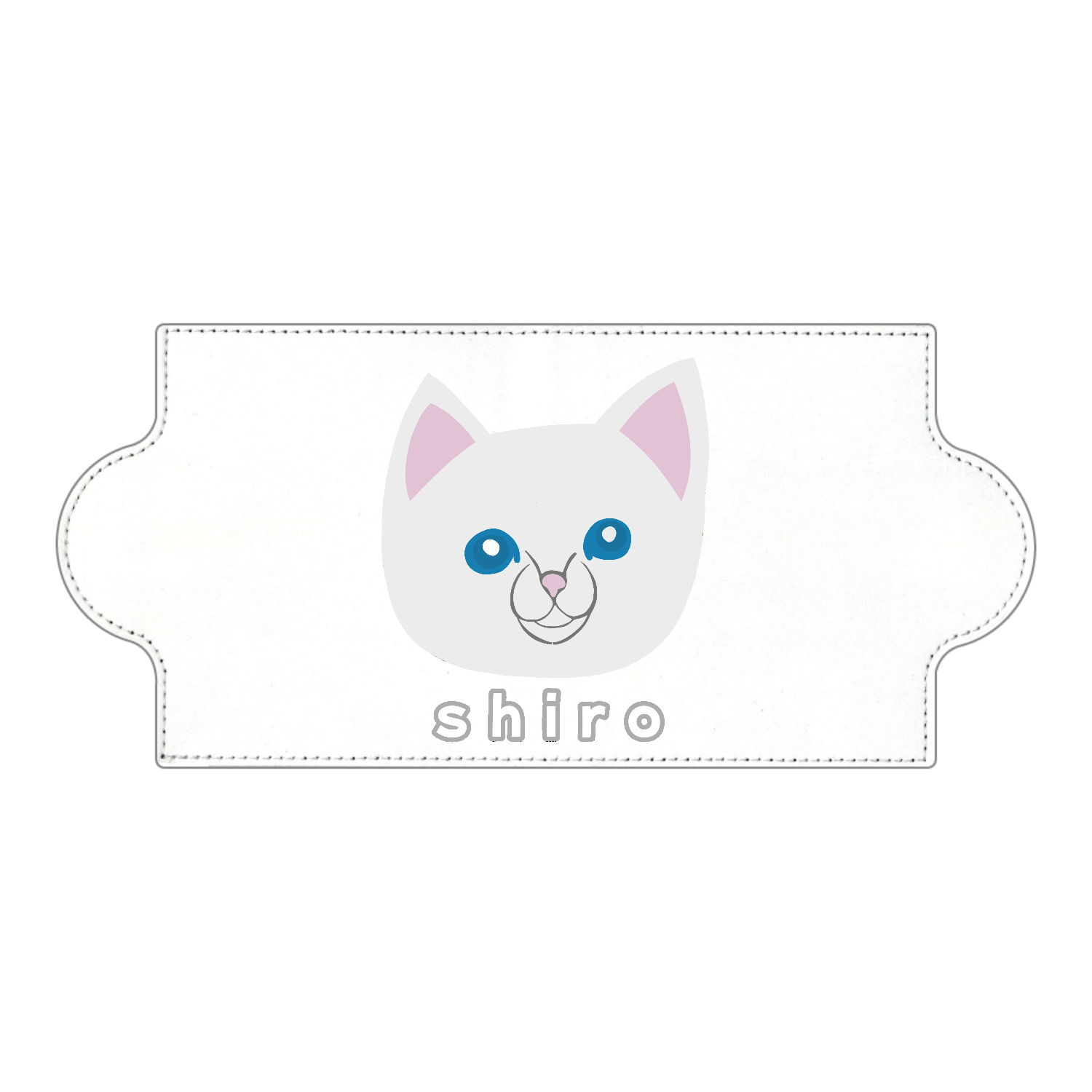 しろねこちゃん PUレザーマスクケース