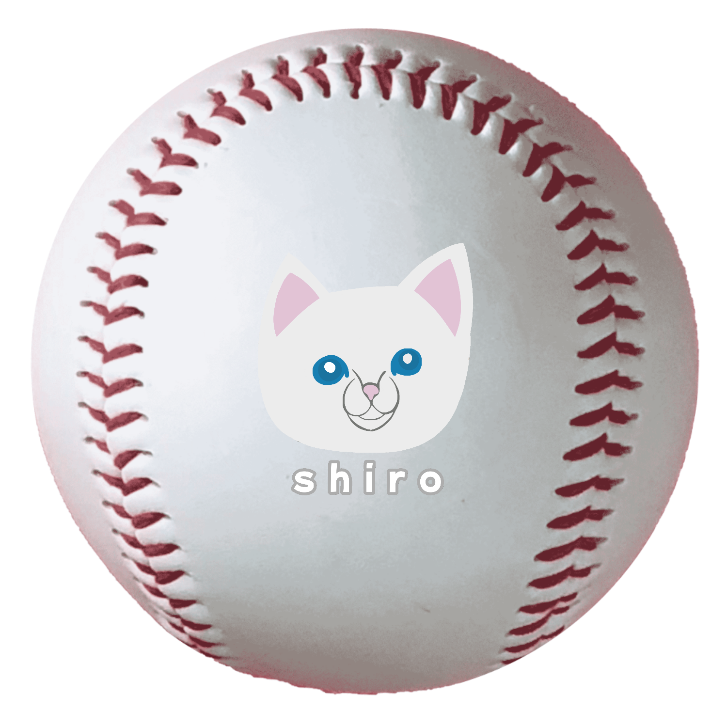 しろねこちゃん 野球ボール（硬式）