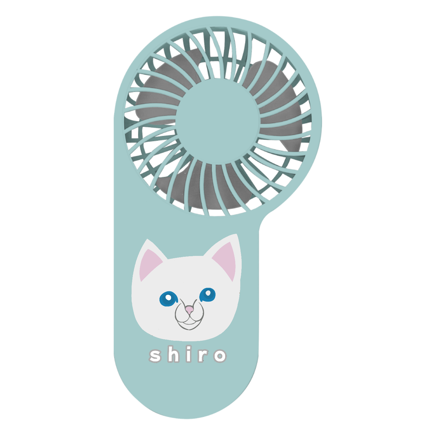 しろねこちゃん コンパクトハンディUSBファン