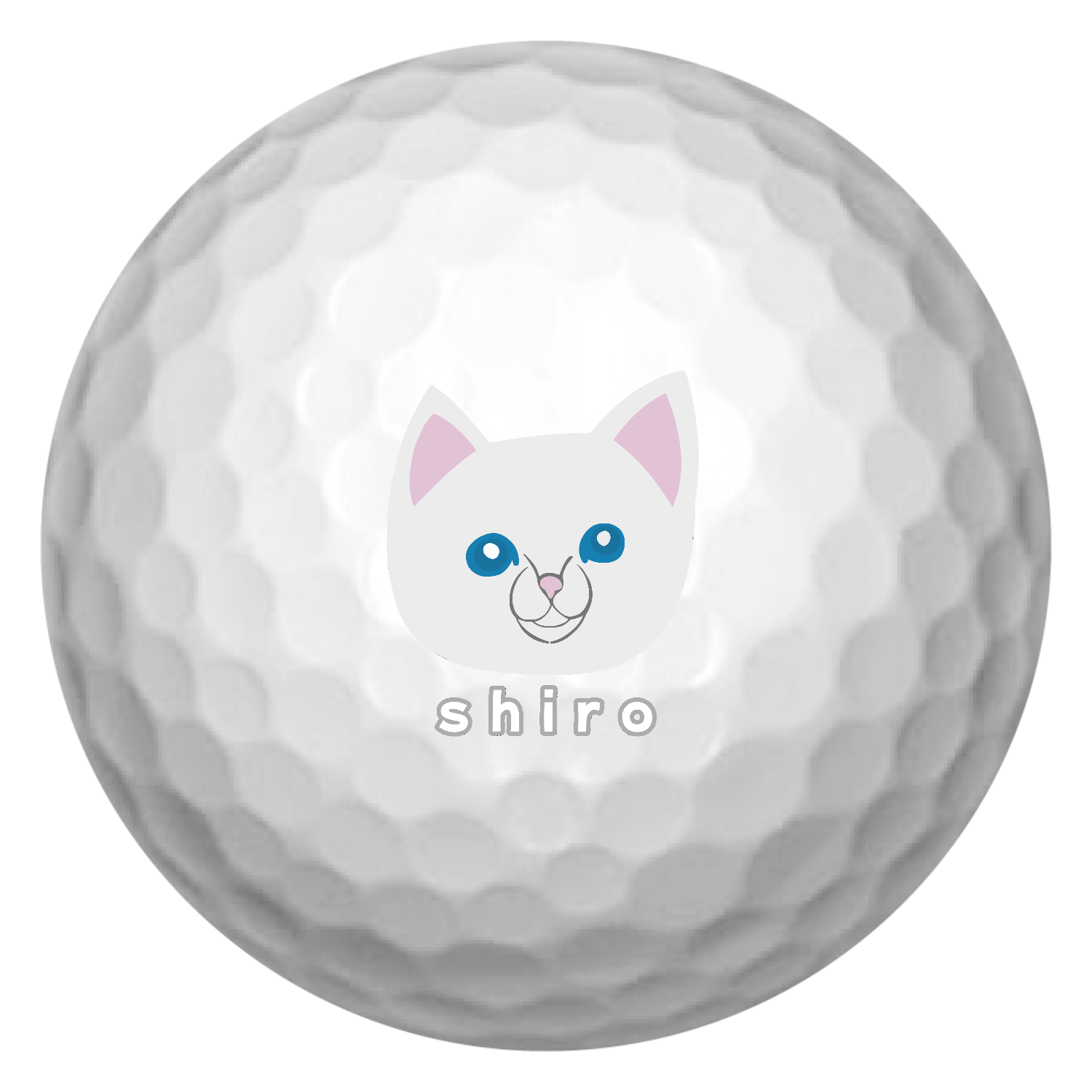 しろねこちゃん ゴルフボール(3個セット)
