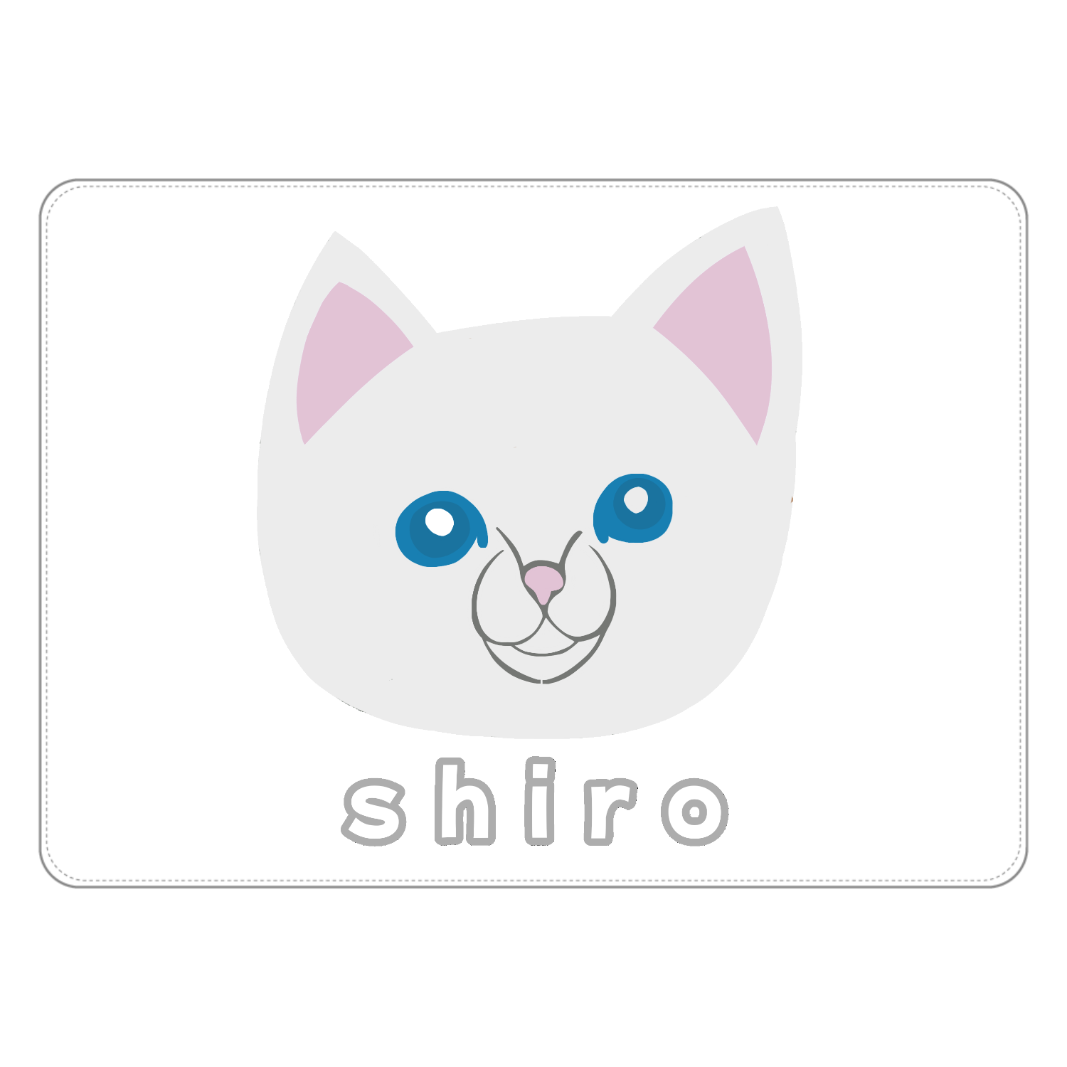 しろねこちゃん タブレットケース汎用Mサイズ