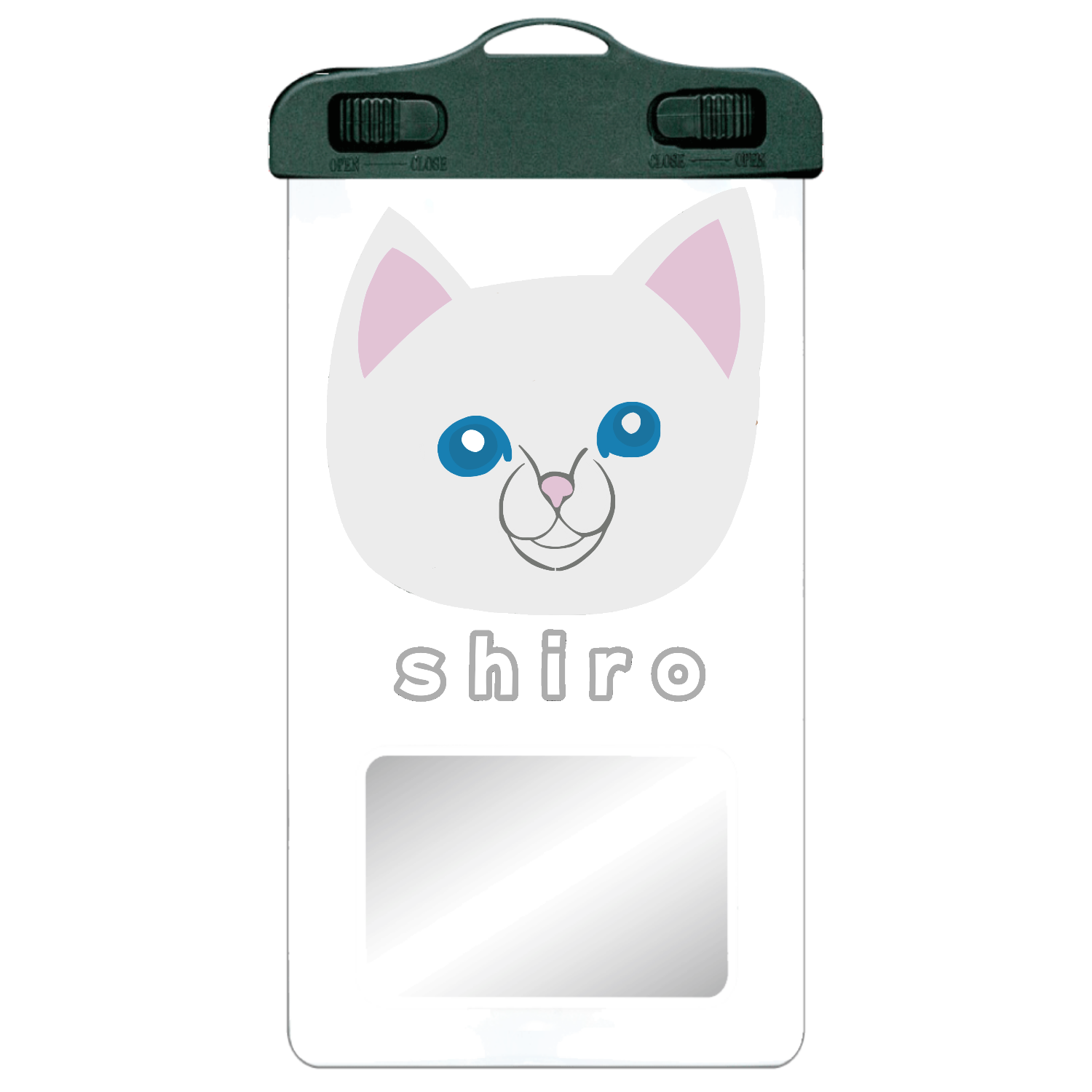しろねこちゃん SPC06(防水スマホケース)