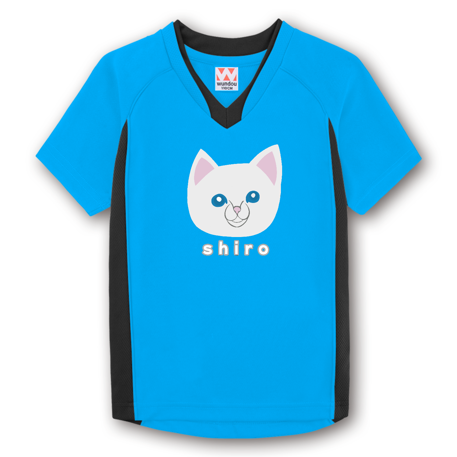 しろねこちゃん ベーシックサッカーシャツ