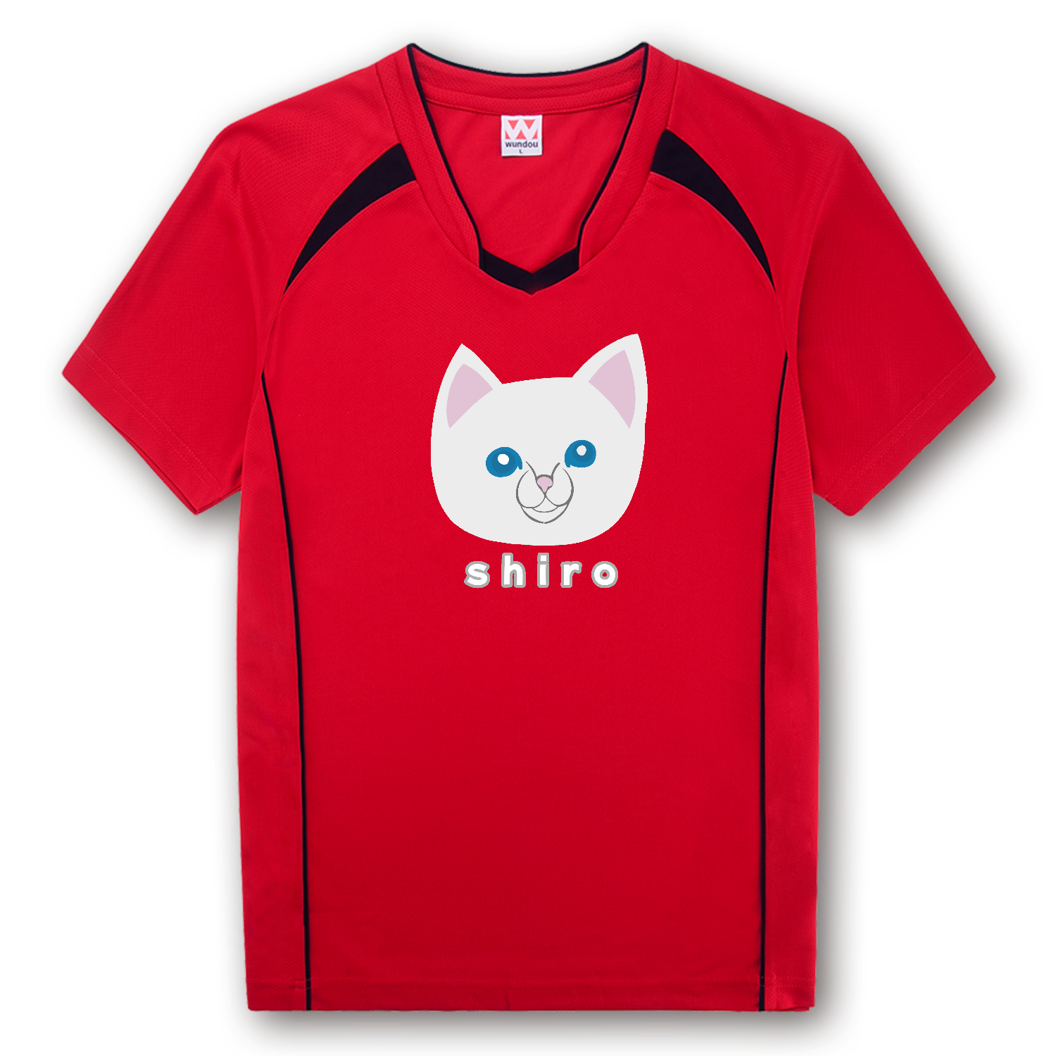 しろねこちゃん バレーボールシャツ