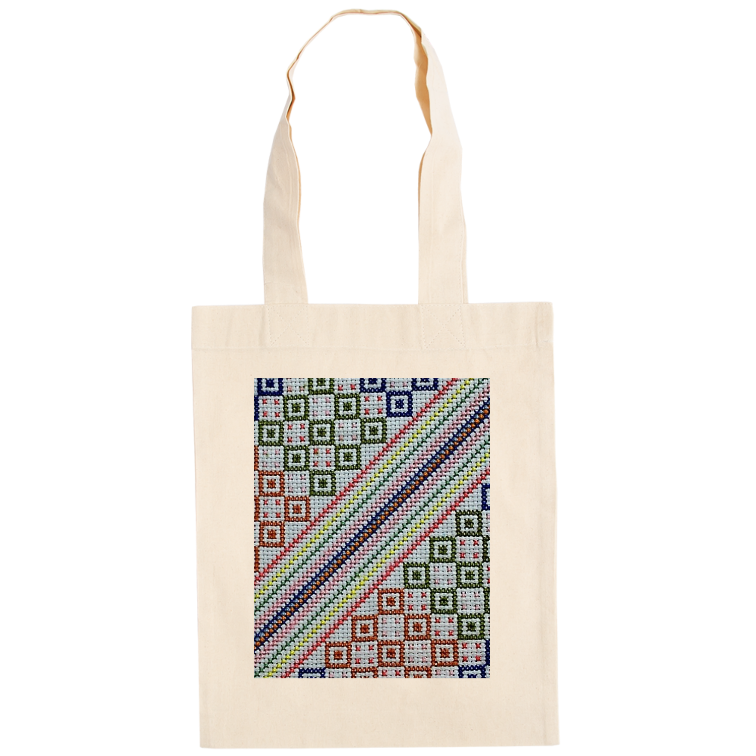 サイズは画像通りです クロスステッチ刺繍 画像 バッグ｜葵りんじゅ - オリラボマーケット